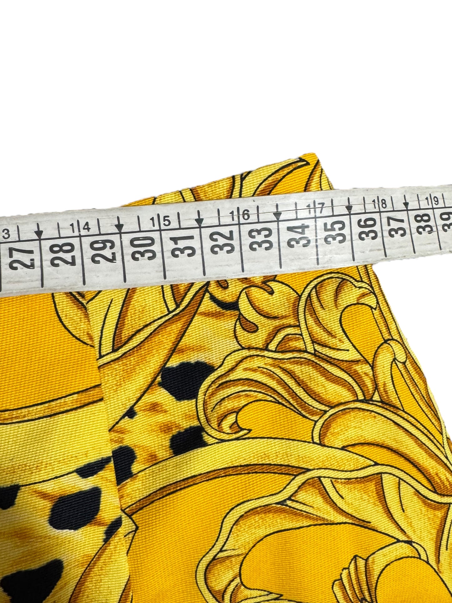 Completo vintage Istante by Gianni Versace anni ’90 – Giacca + Gonna con stampa barocca e animalier