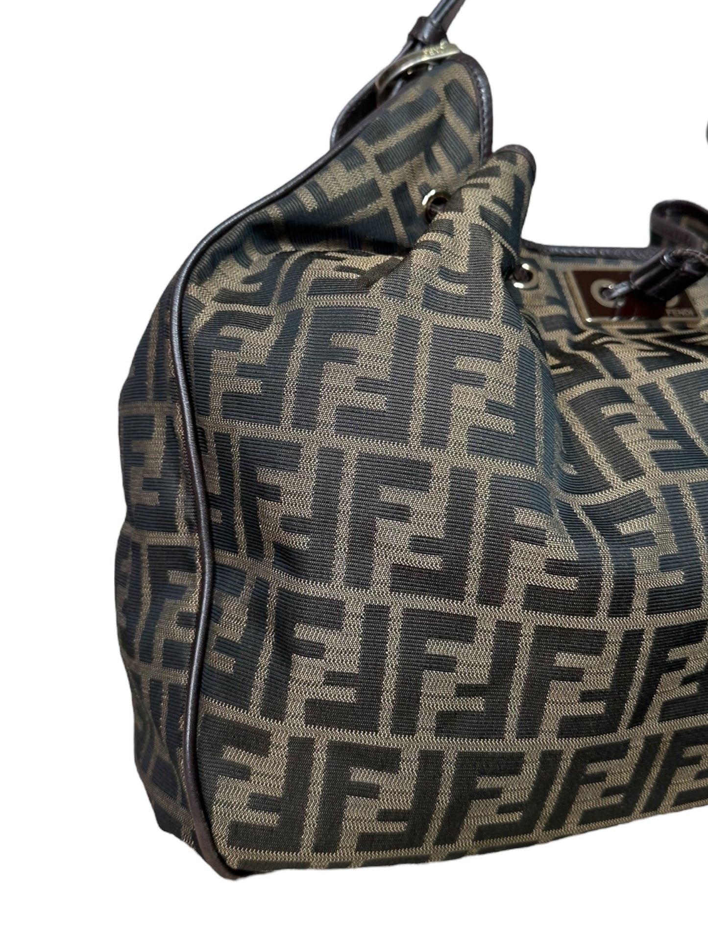 Fendi borsa hobo vintage in tela FF