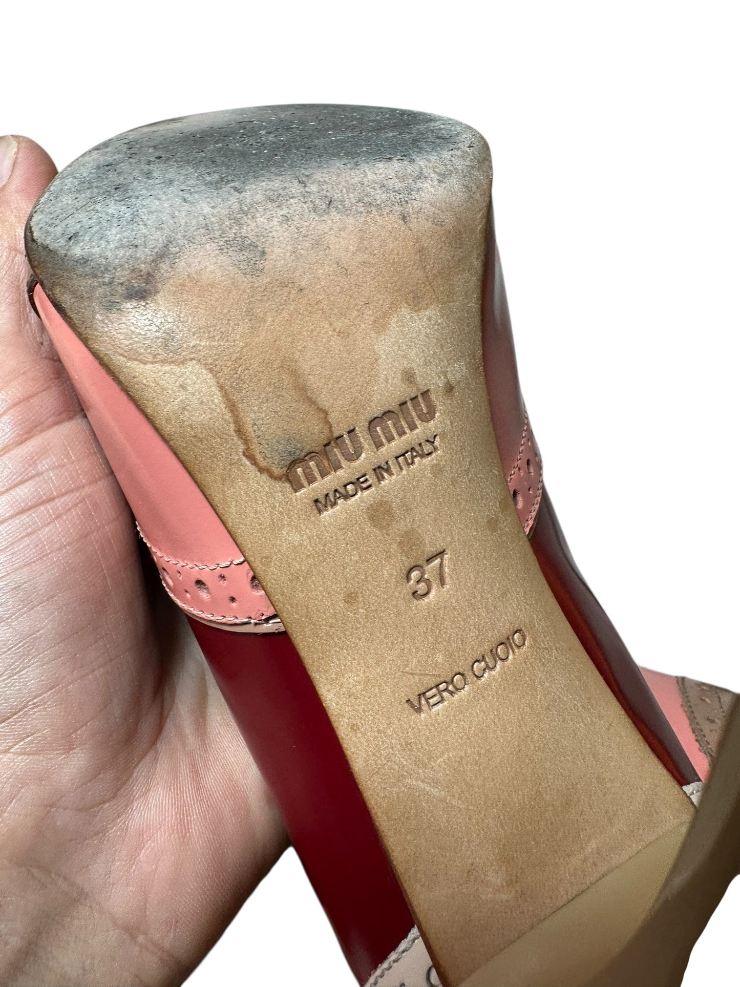 Miu Miu decolletè in pelle (37)