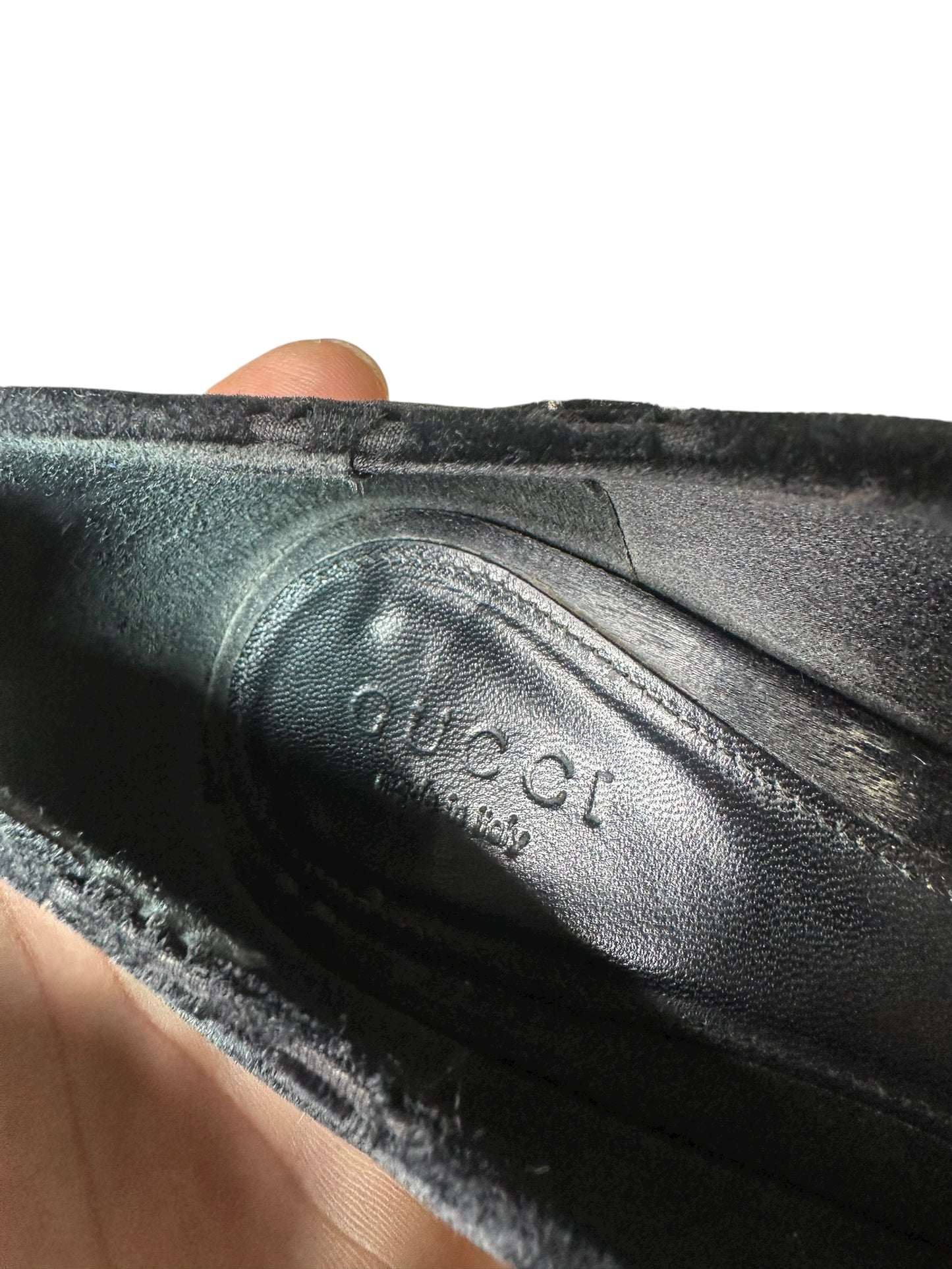 Gucci decolletè GG in velluto