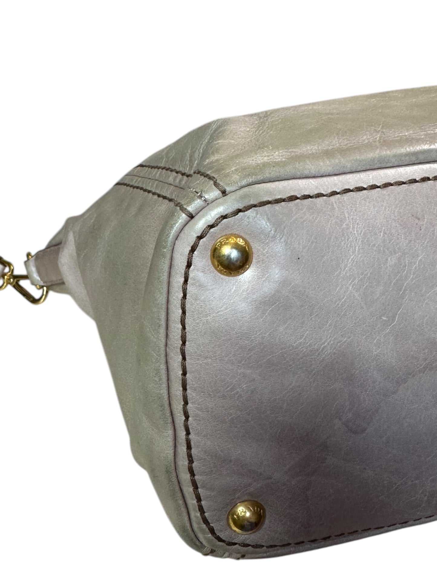 Prada borsa shopper in pelle