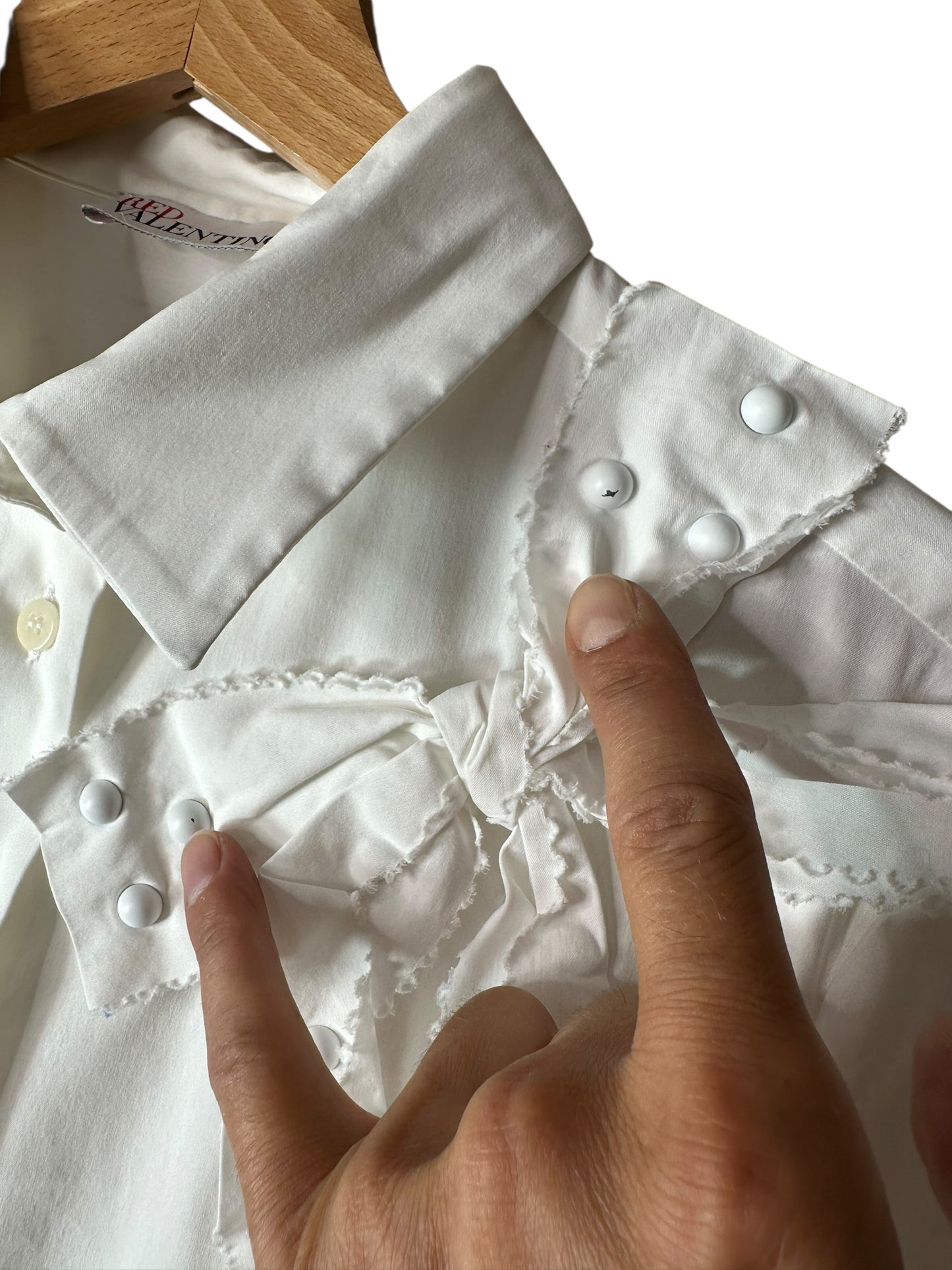 Red Valentino camicia con fiocco (L)