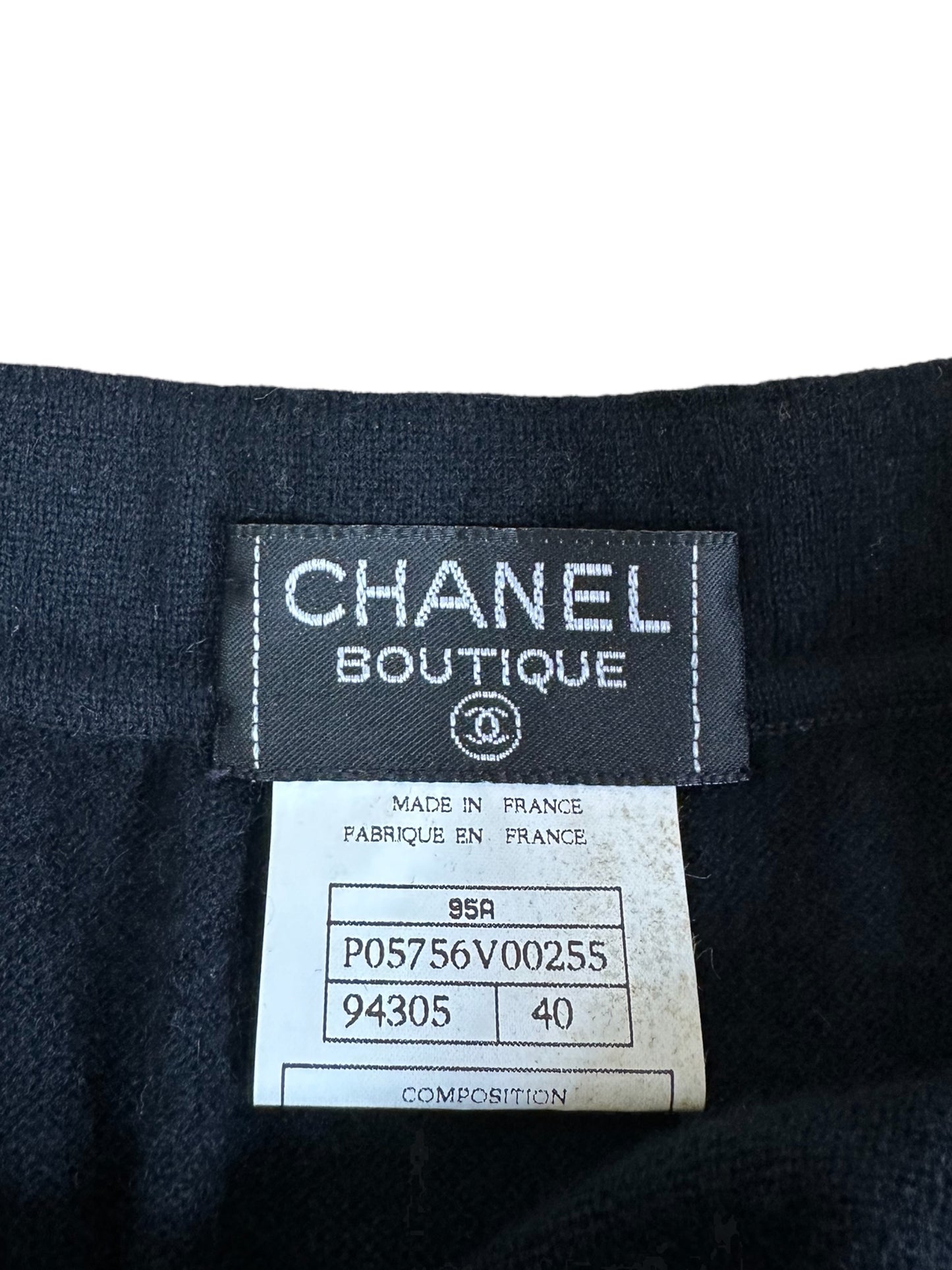 Chanel gonna vintage in cachemire (S)