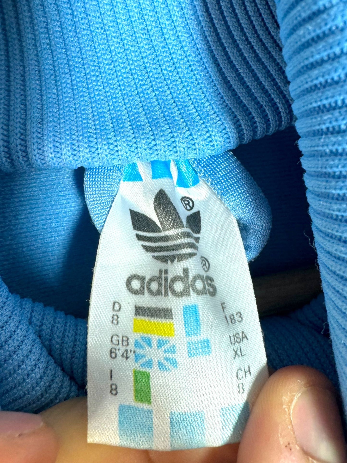 Adidas felpa con zip vintage (XL)
