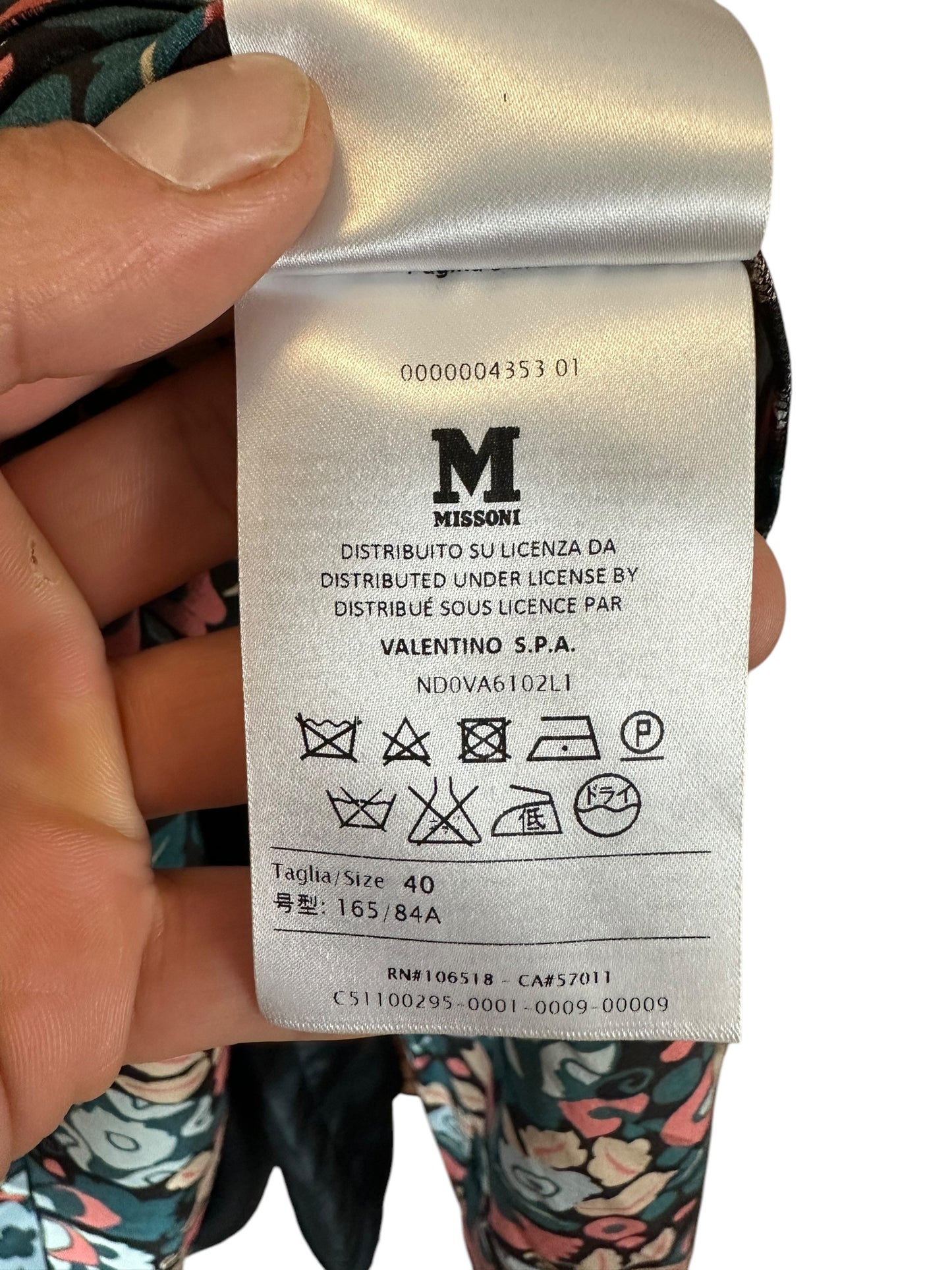 Missoni abito vintage in seta (S)
