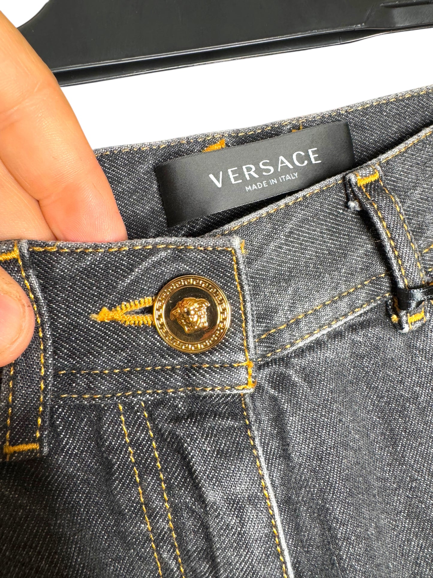 Jeans Leggings VERSACE Donna Tg. 24 Made in Italy - Nuovi