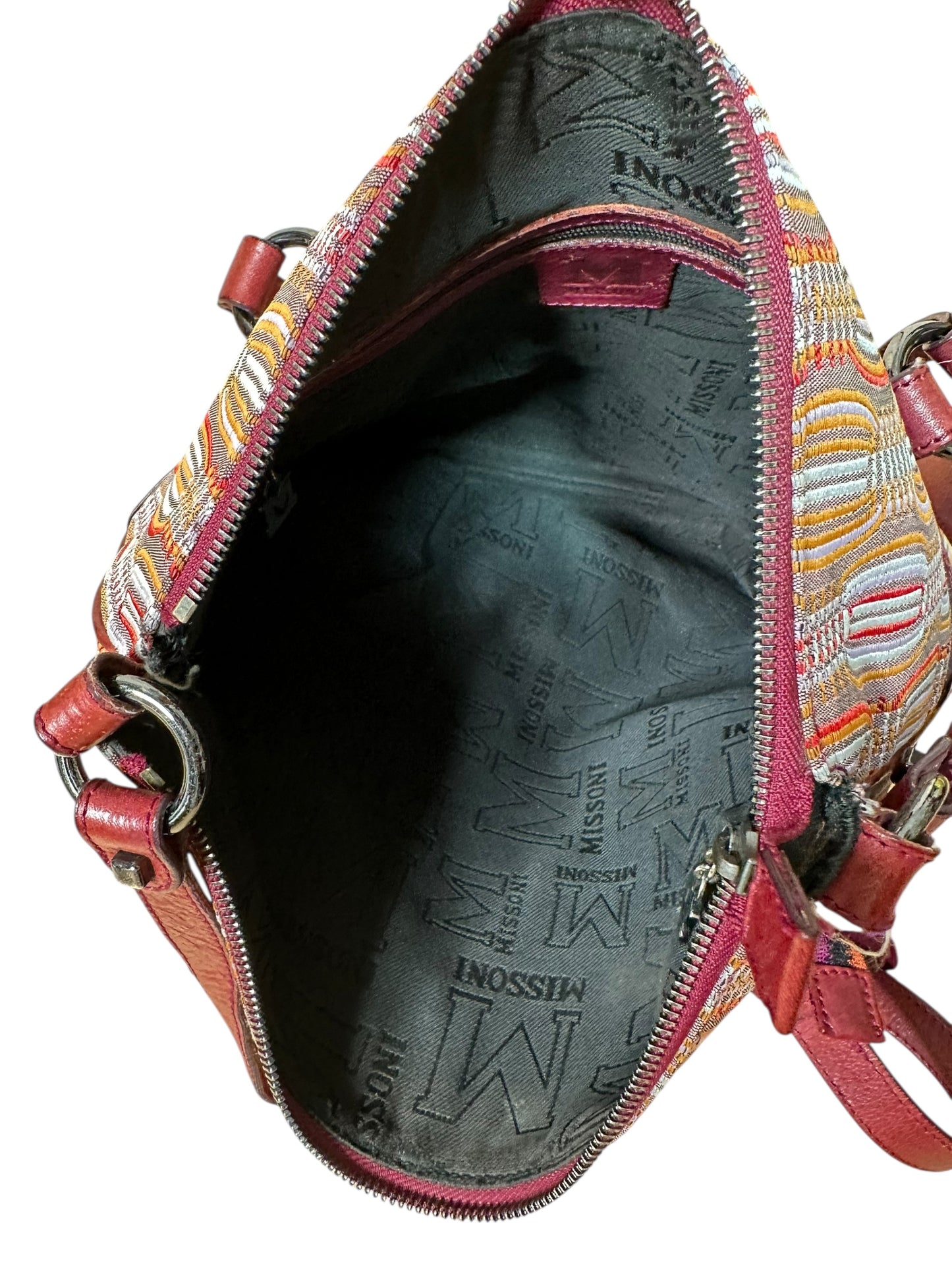Missoni borsa vintage  in tela jacquard