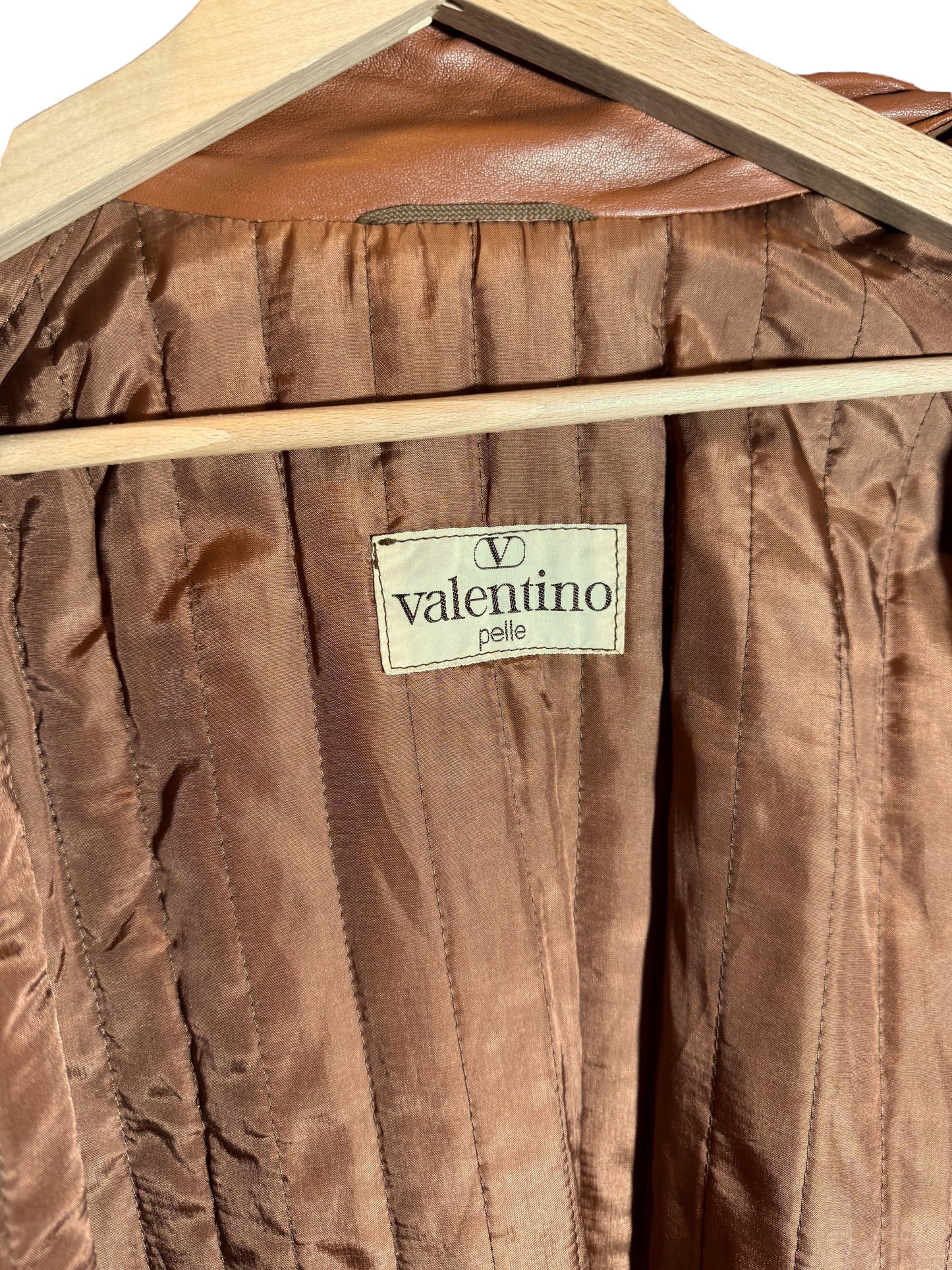 Valentino Pelle – Cappotto in Pelle Vintage Made in Italy
