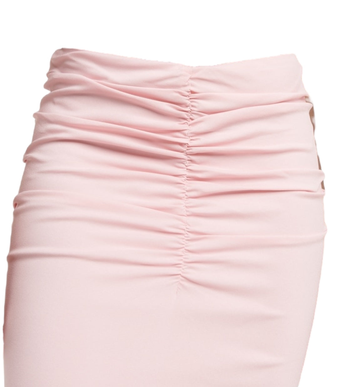 Gonna Tubino VERSACE Rosa Cipria con Drappeggio
