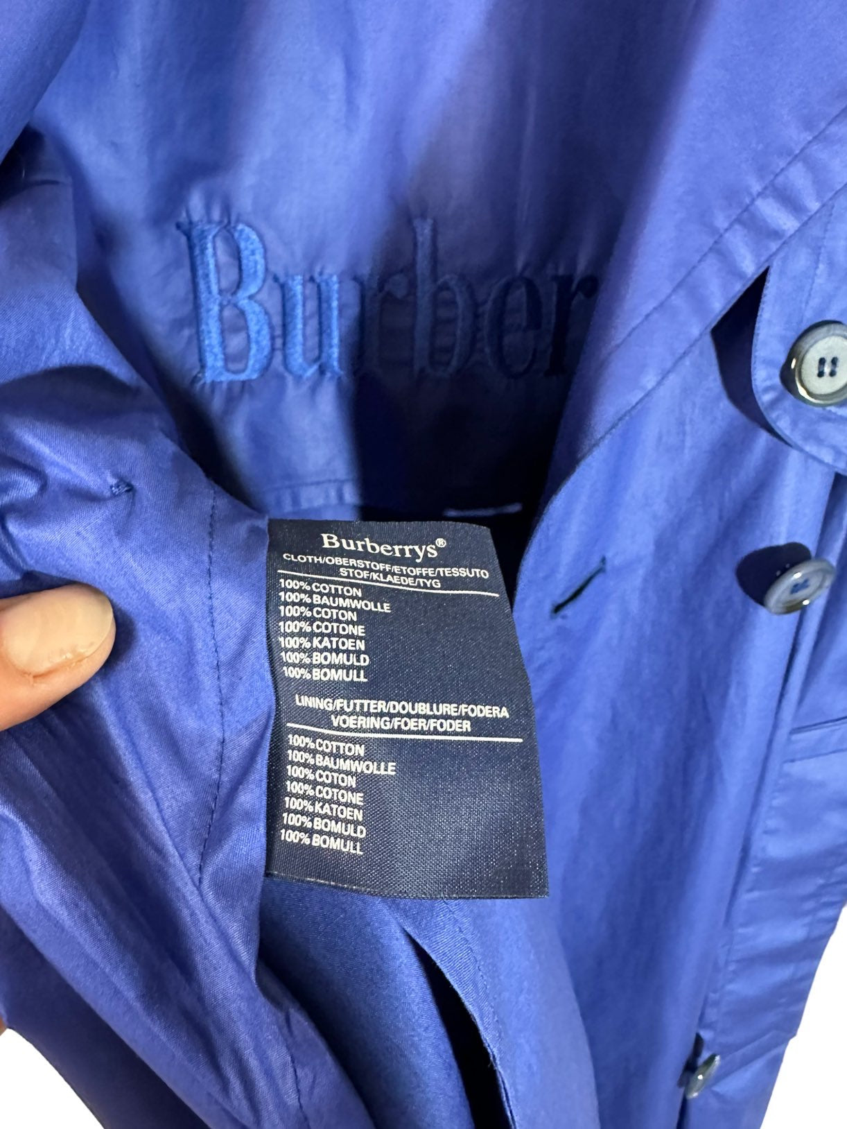 Burberry’s trench vintage (M)