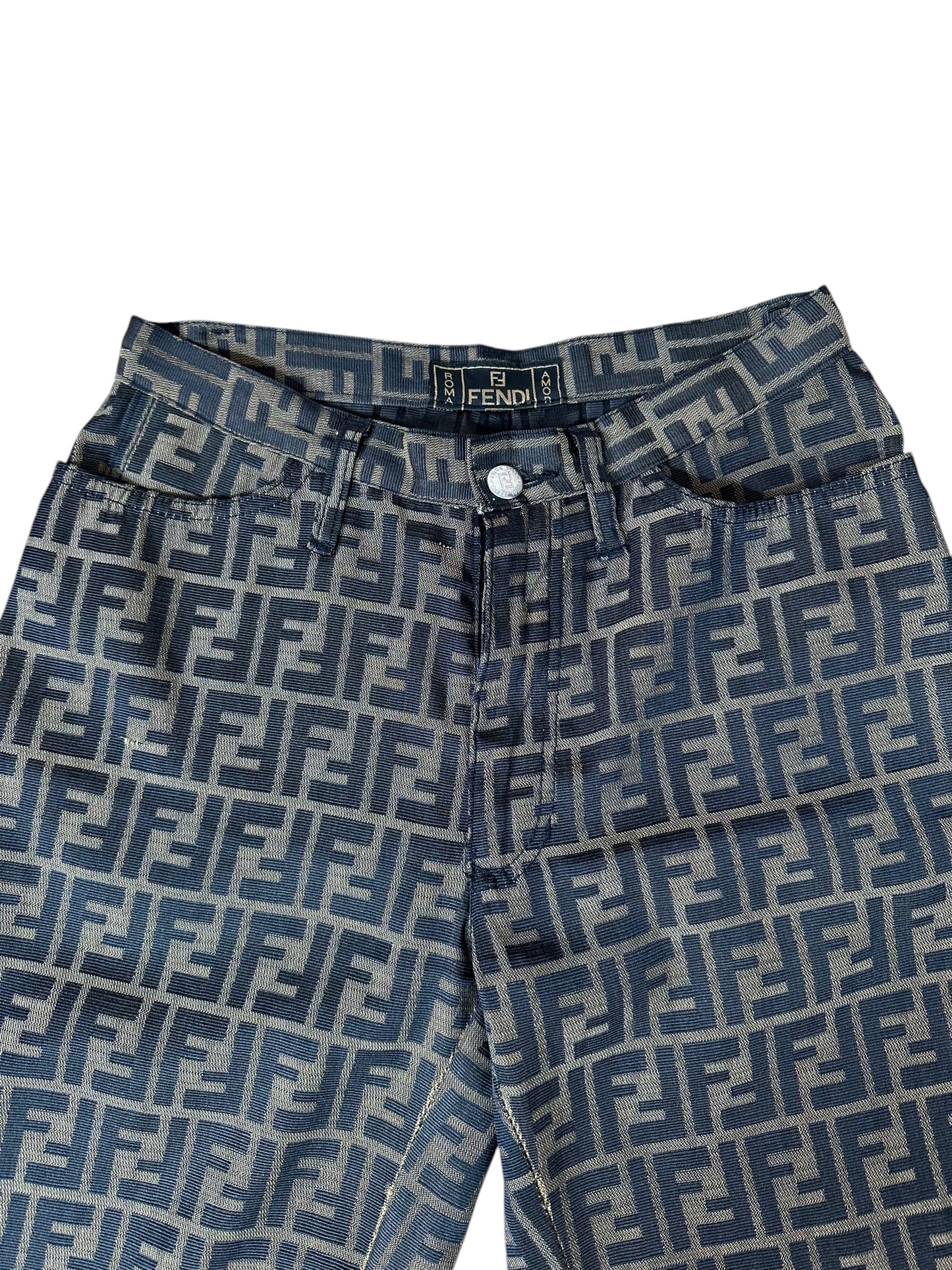 Fendi pantalone vintage FF (S)