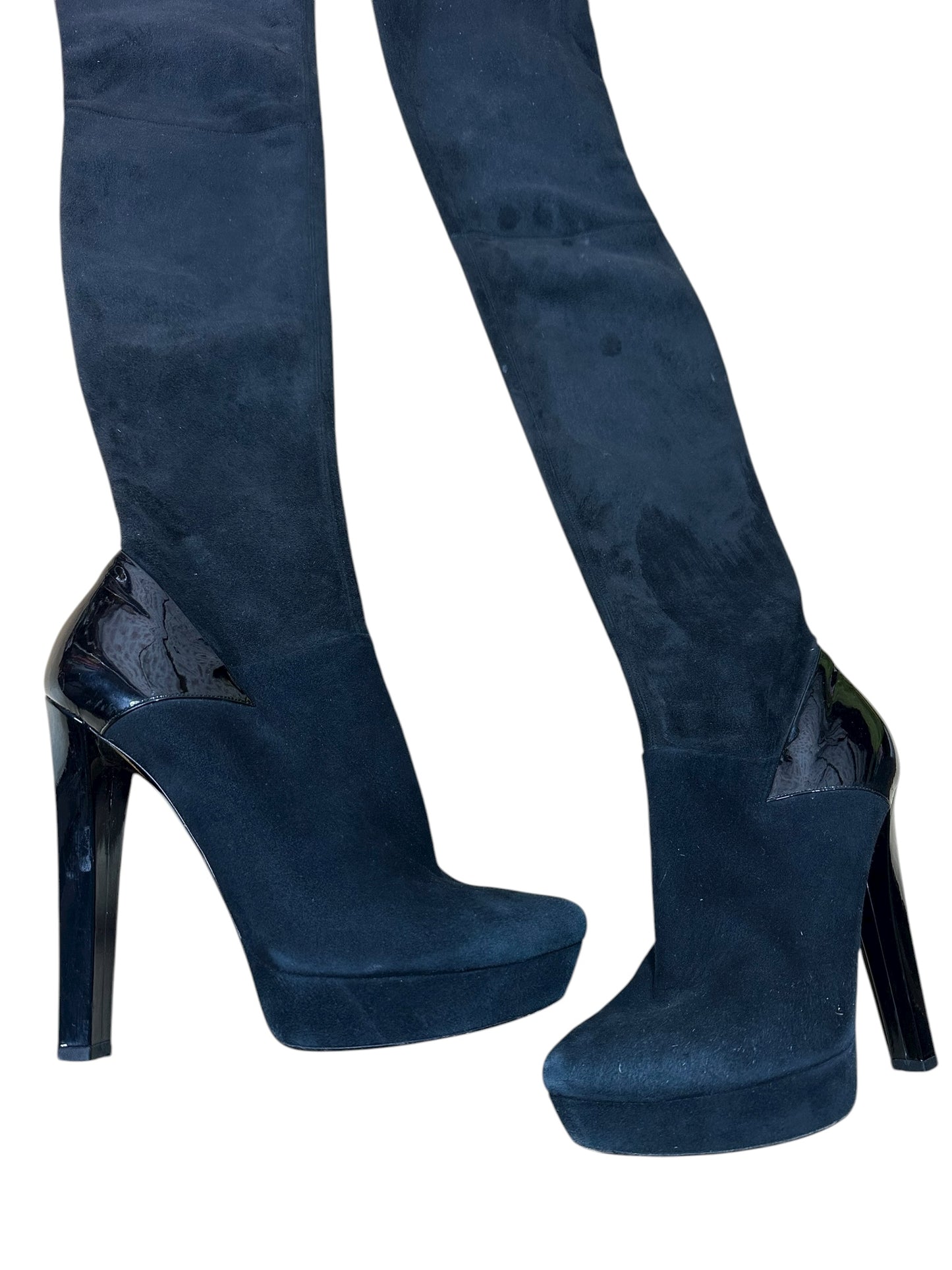 Gucci stivali in camoscio (41)