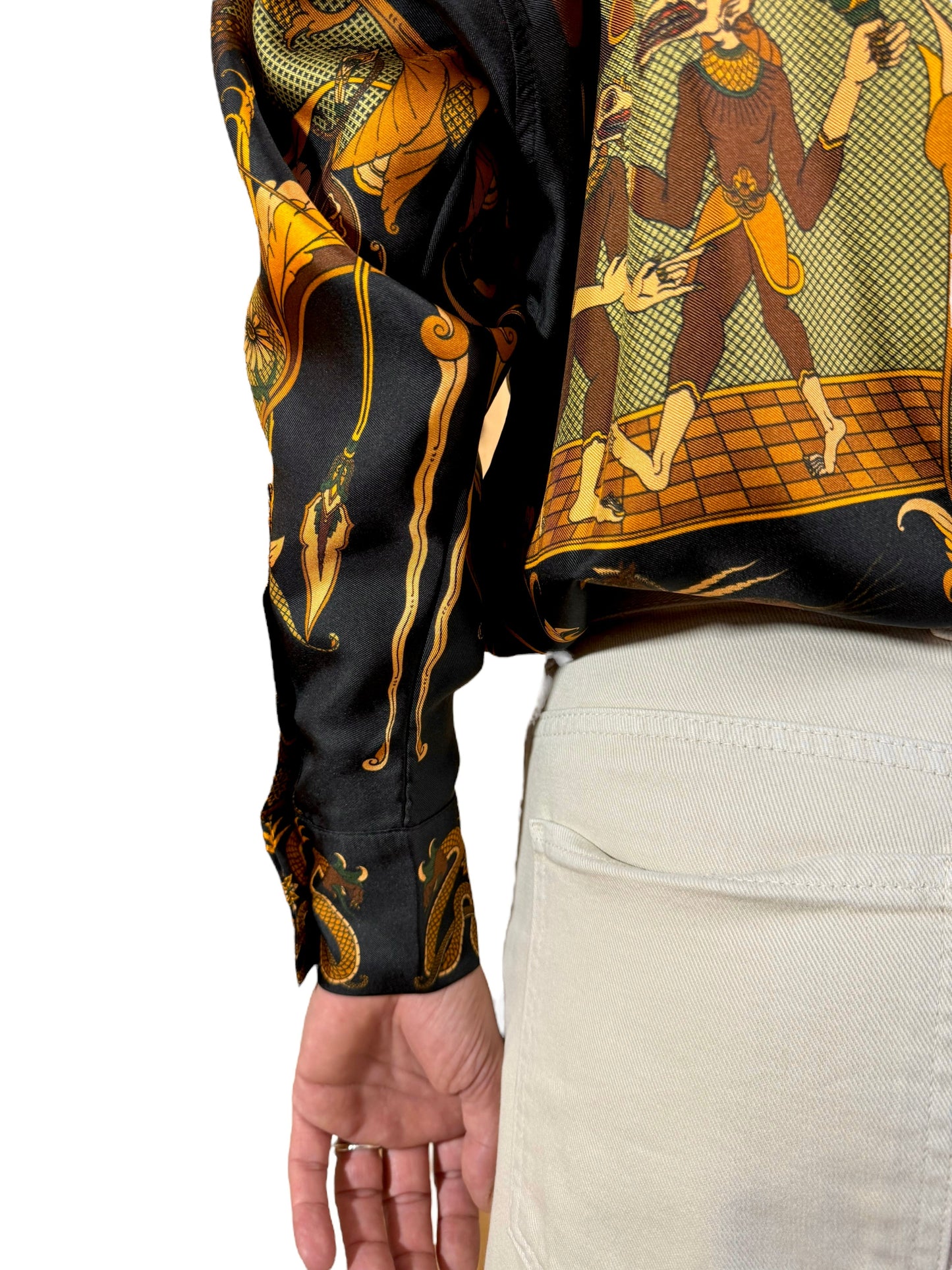 Camicia Fractal in seta