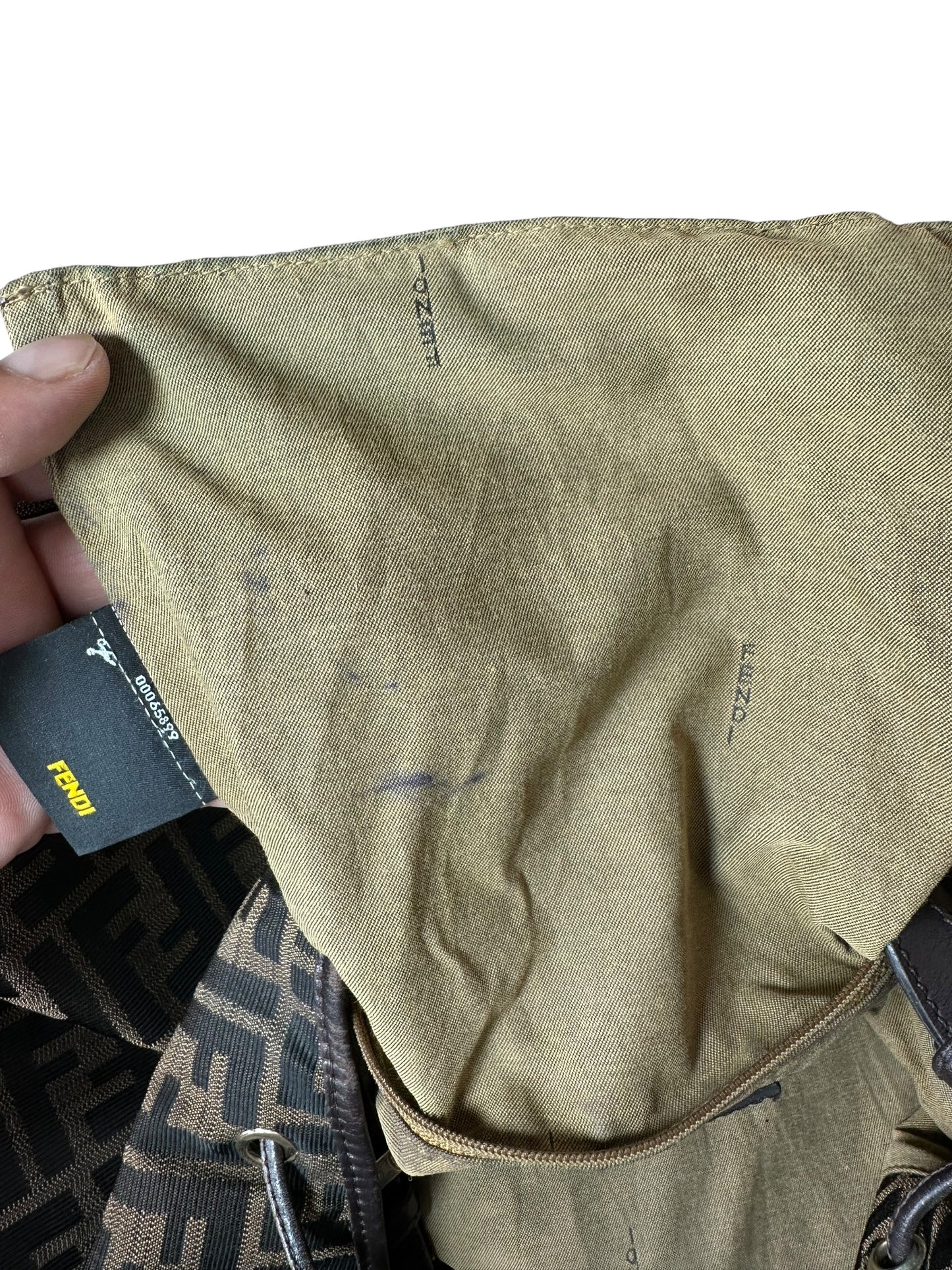 Fendi borsa hobo vintage in tela FF