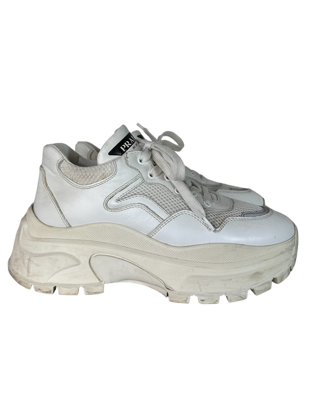 Prada sneakers con platform 40