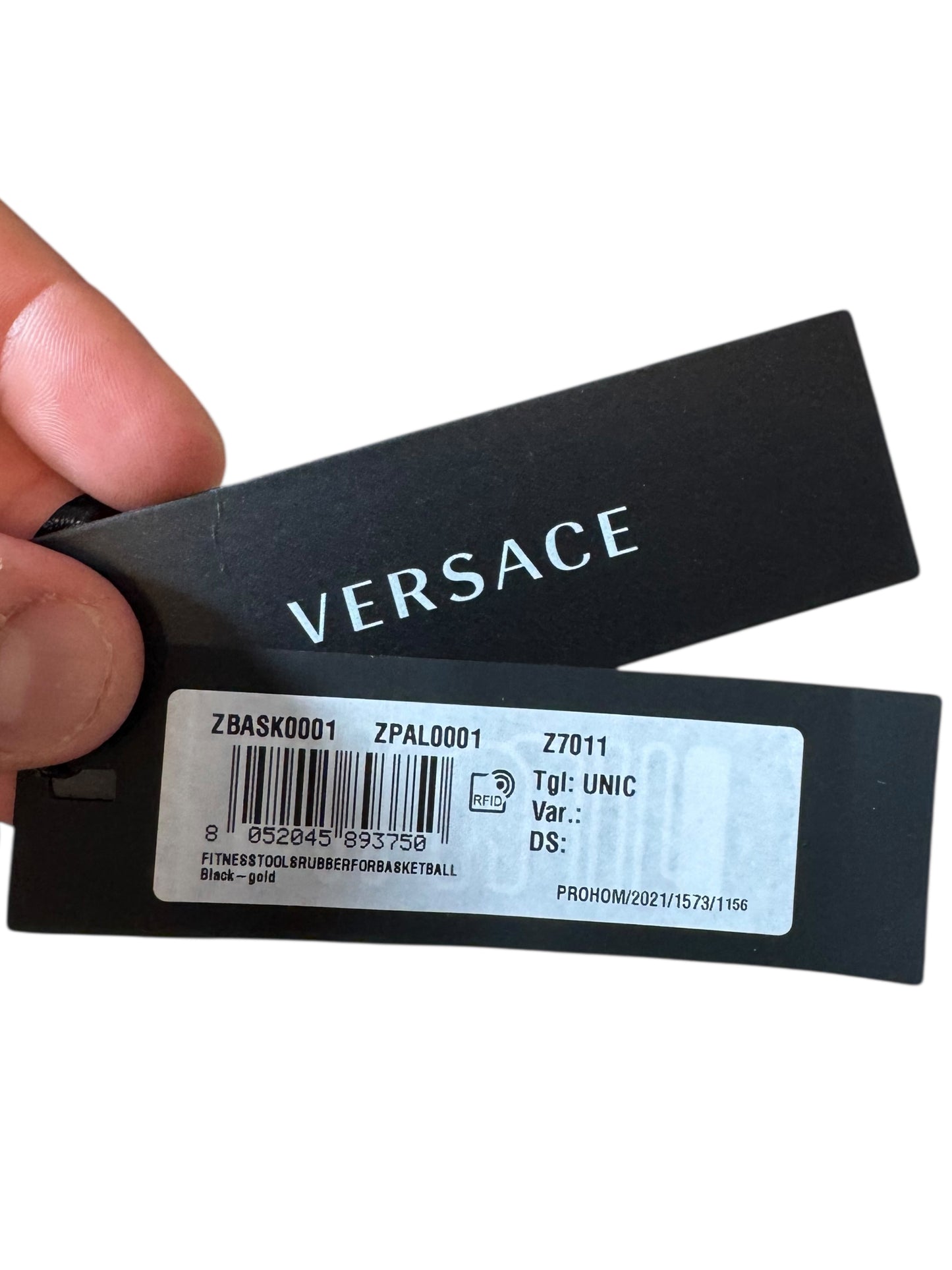 Pallone da basket VERSACE Barocco originale - Fitness Tool Black/Gold