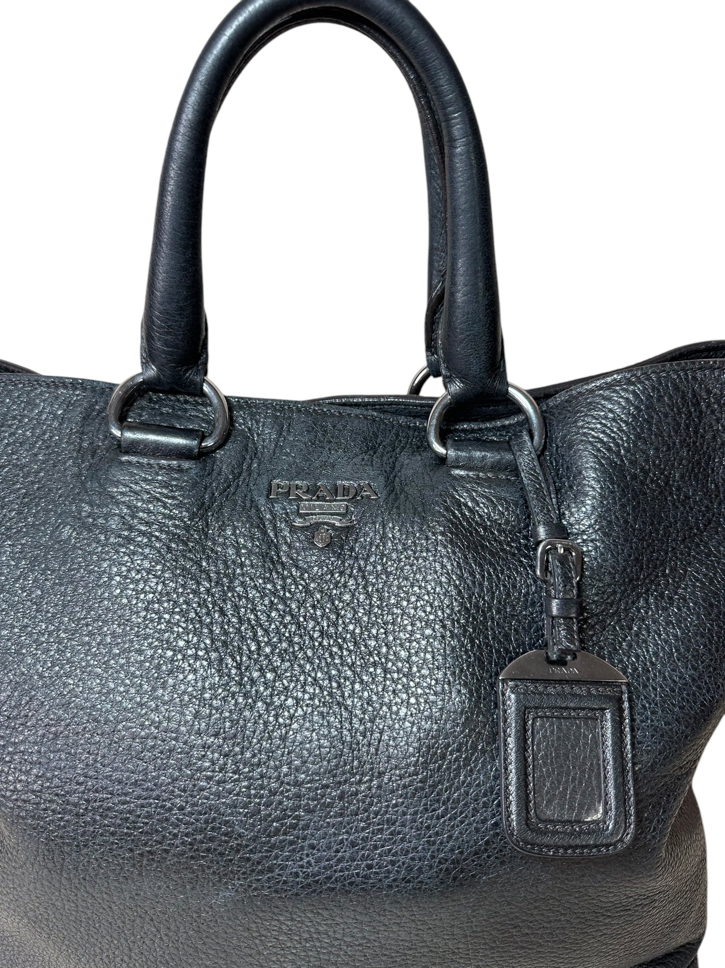 Prada borsa tote in pelle