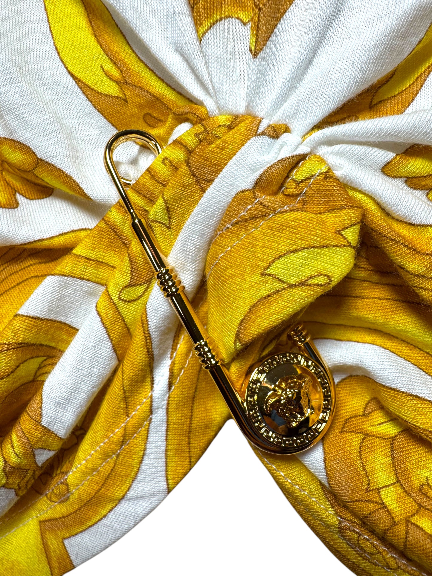 Versace T-shirt Donna Barocco Medusa Safety Pin