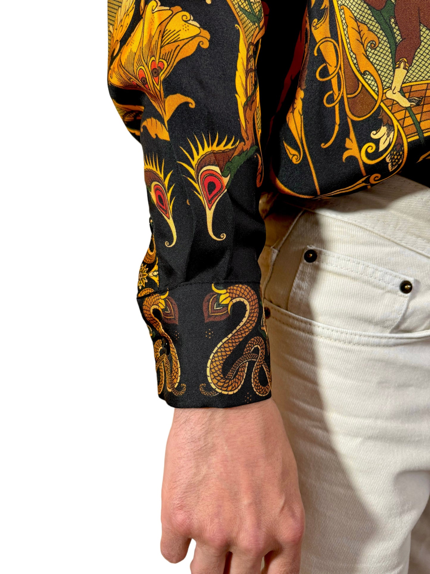 Camicia Fractal in seta