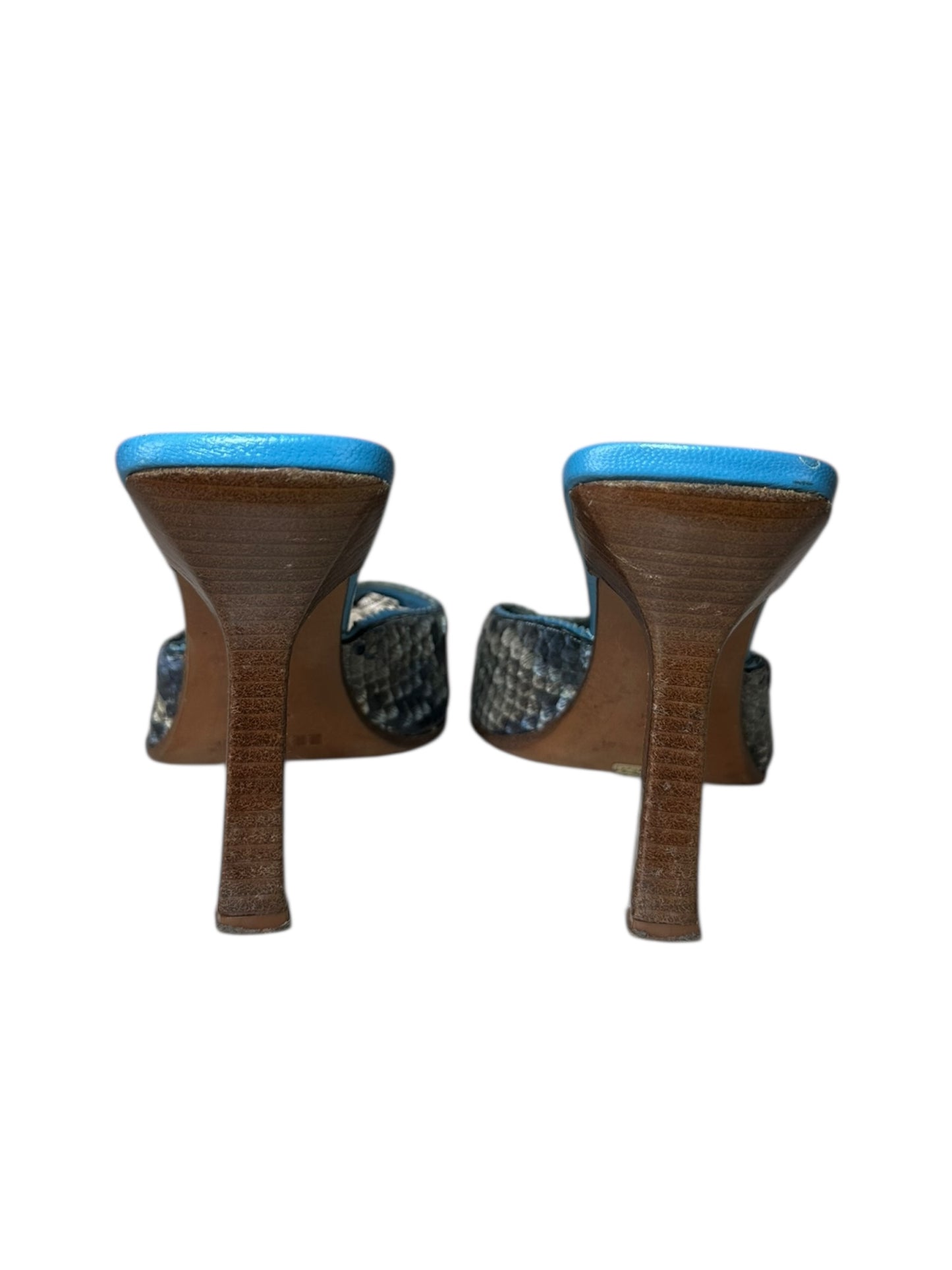 Le Silla saboto vintage in pitone (40)