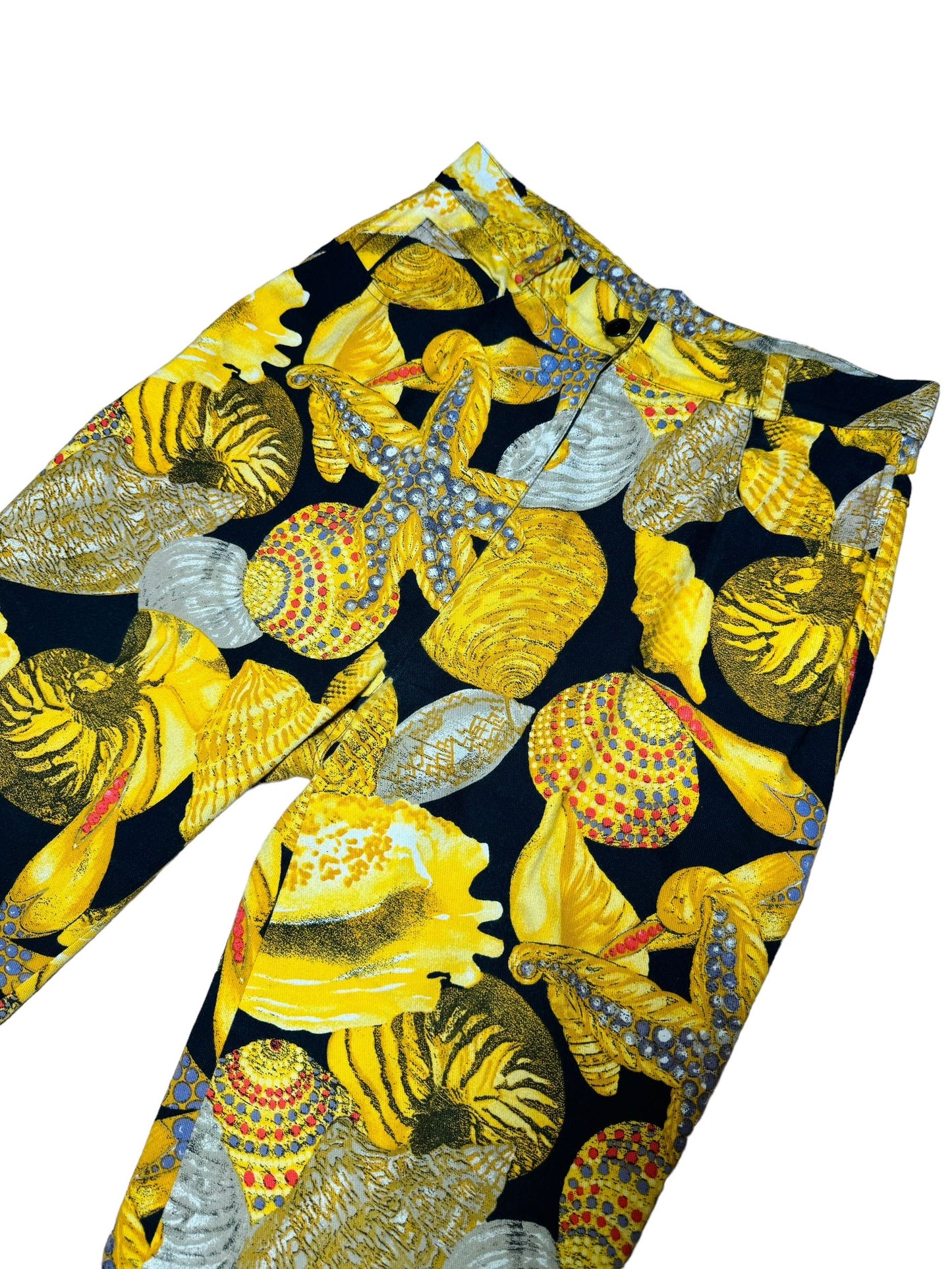 Gianni Versacd Linea ISTANTE pantaloni In Cotone Stampato