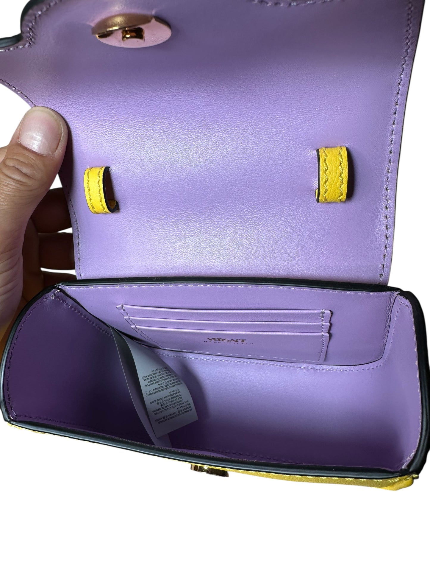Versace borsa in pelle