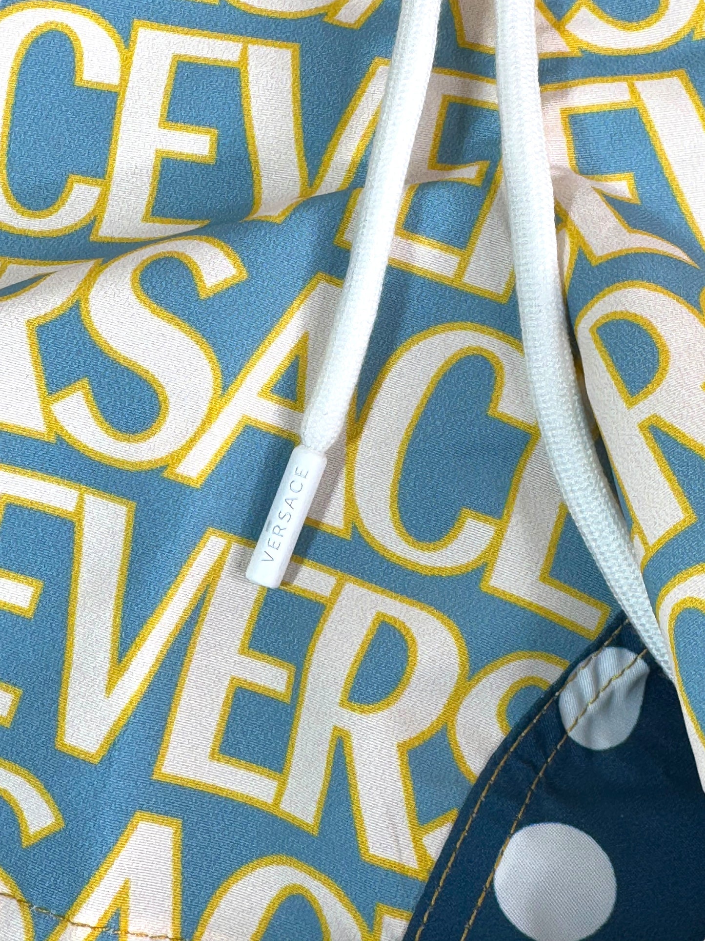 Costume da bagno uomo VERSACE stampa logo pois Medusa Tg 3