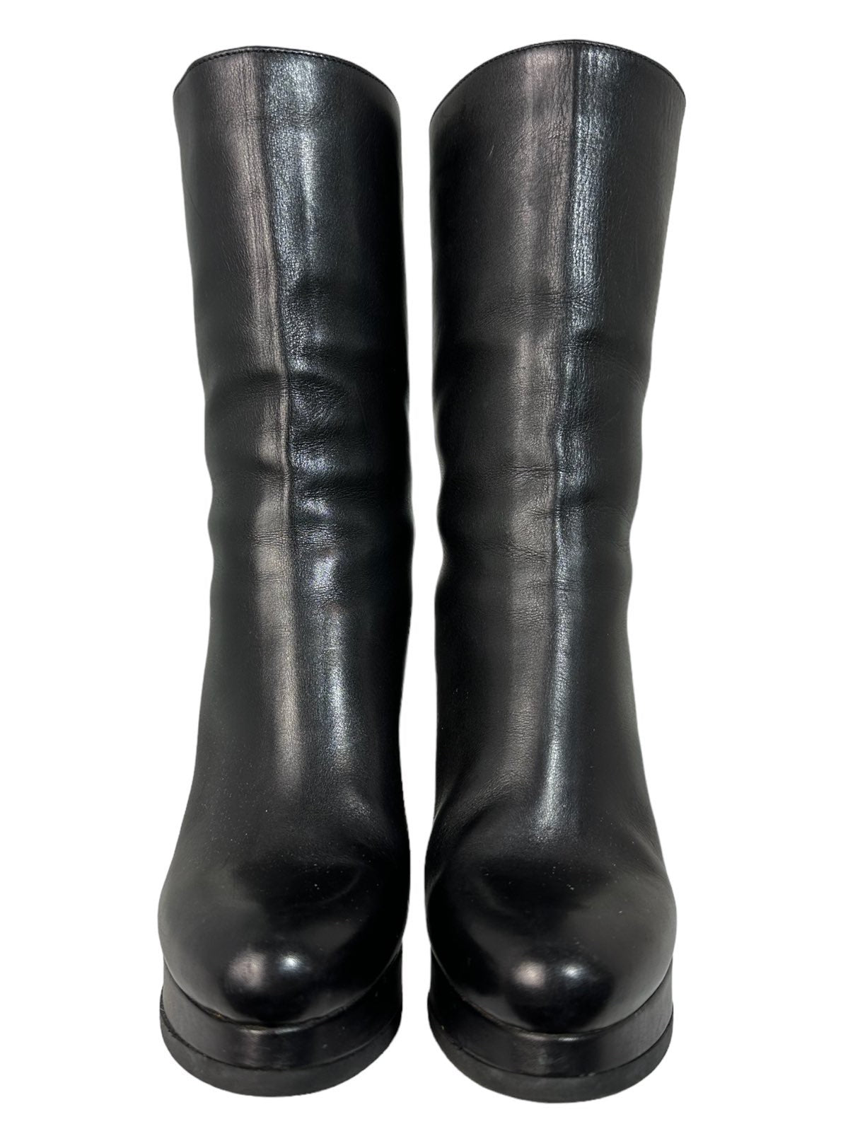 Jil Sander stivali in pelle (36,5)
