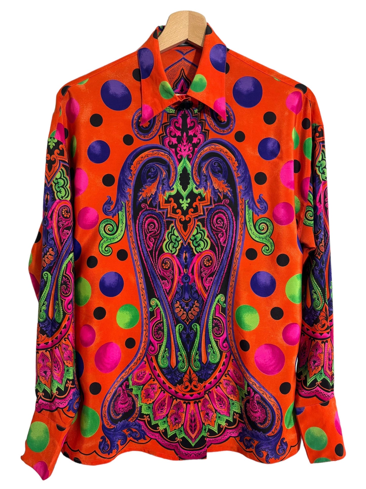 Gianni Versace camicia vintage anni 90s in seta