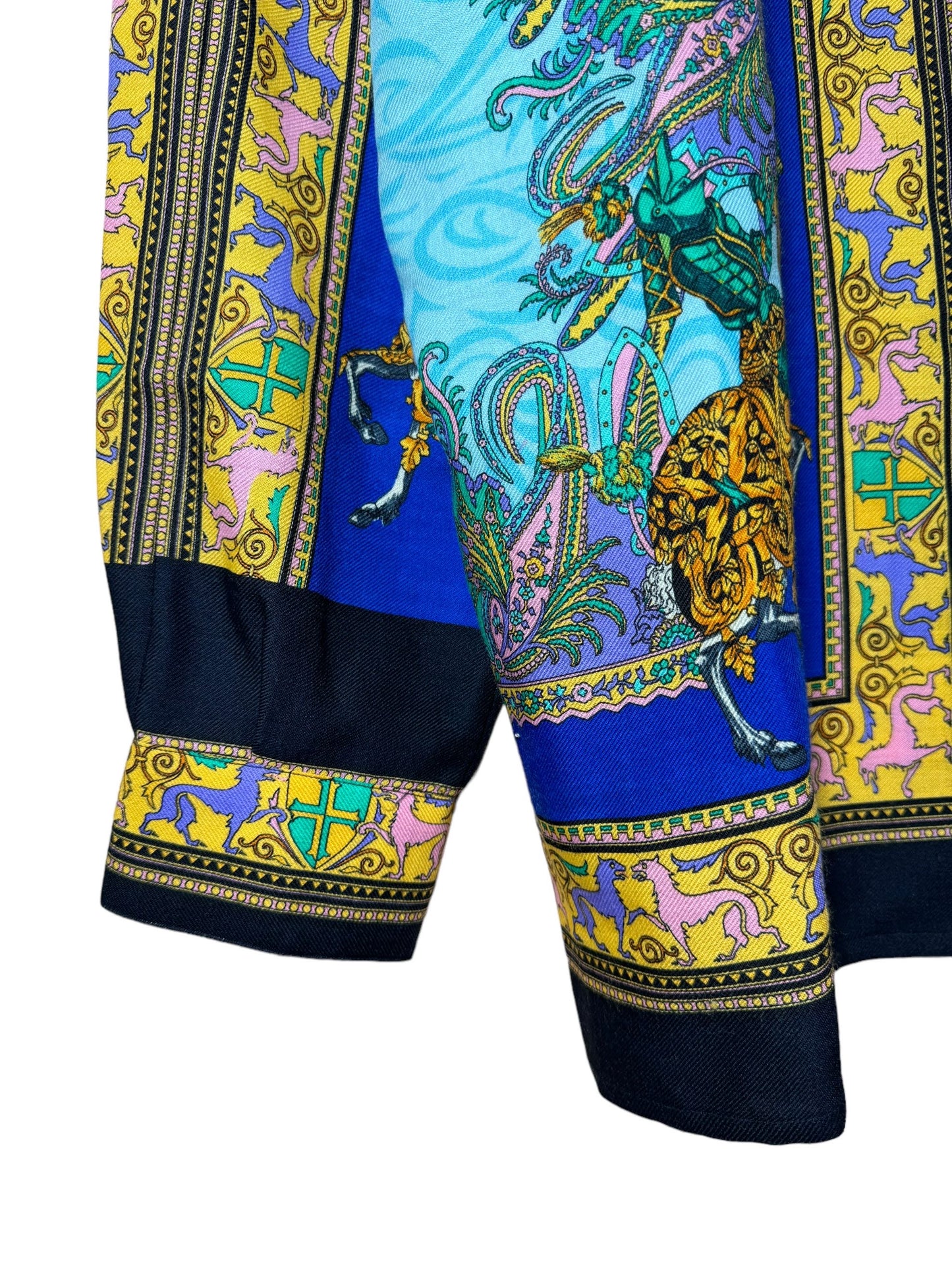 Istante di Gianni Versace camicia vintage in lana