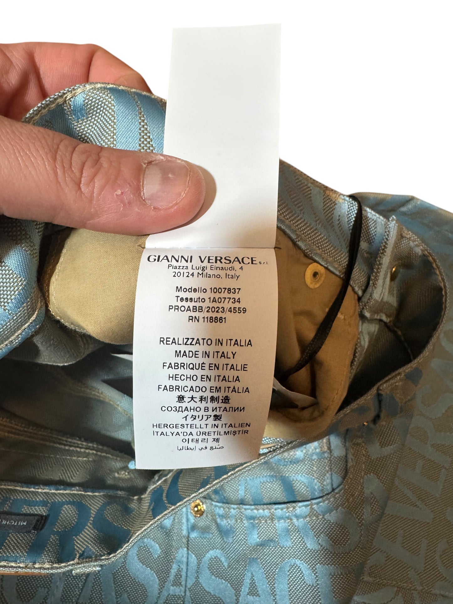 VERSACE JEANS MITCHEL FIT – TAGLIA 29 – NUOVI