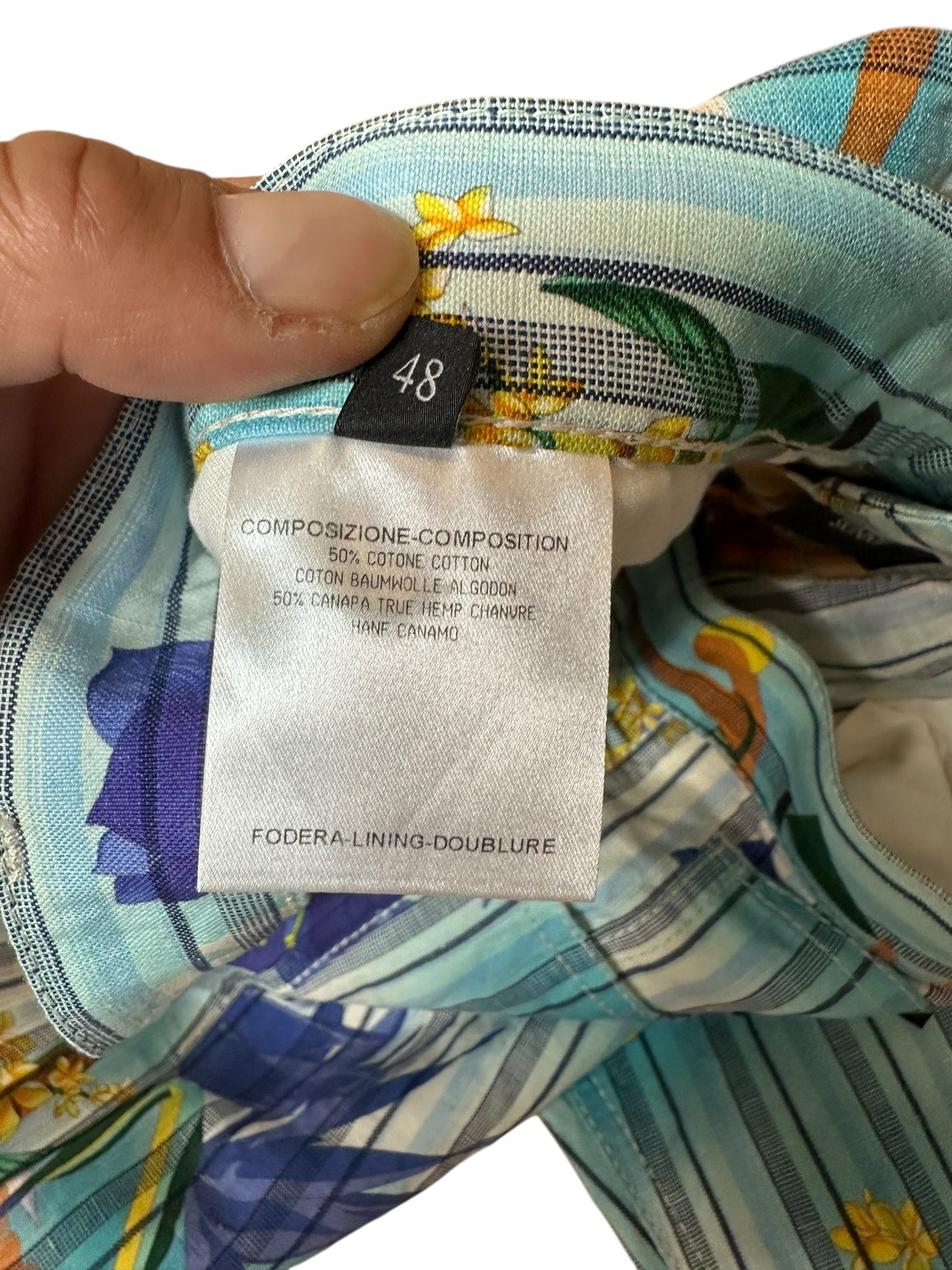 Gucci pantaloni vintage stampati (L)