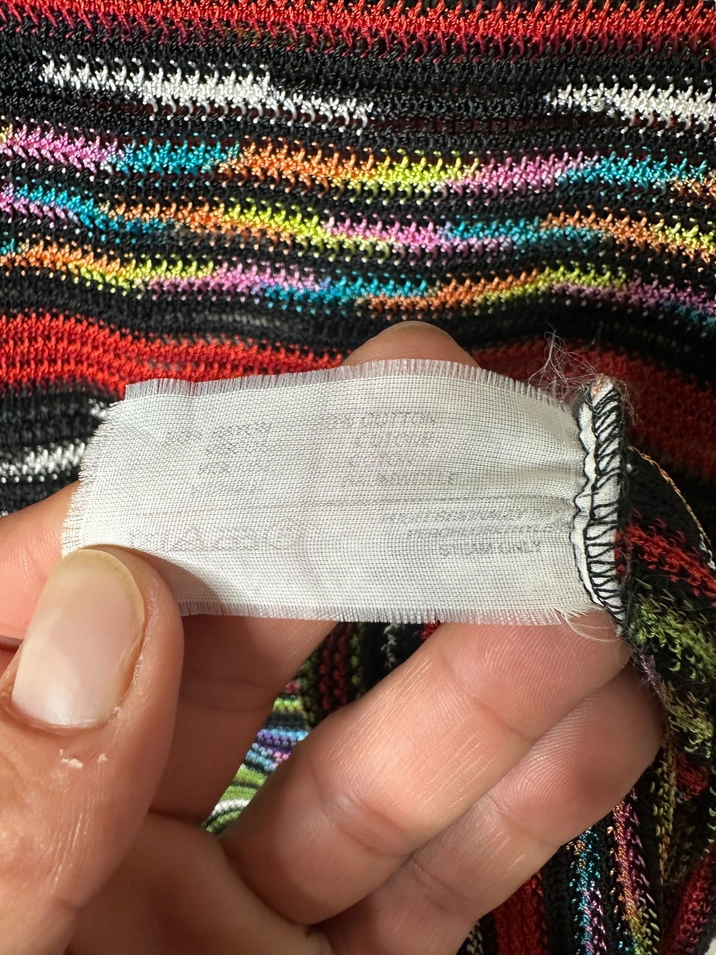 Missoni abito longuette in maglia (XL)