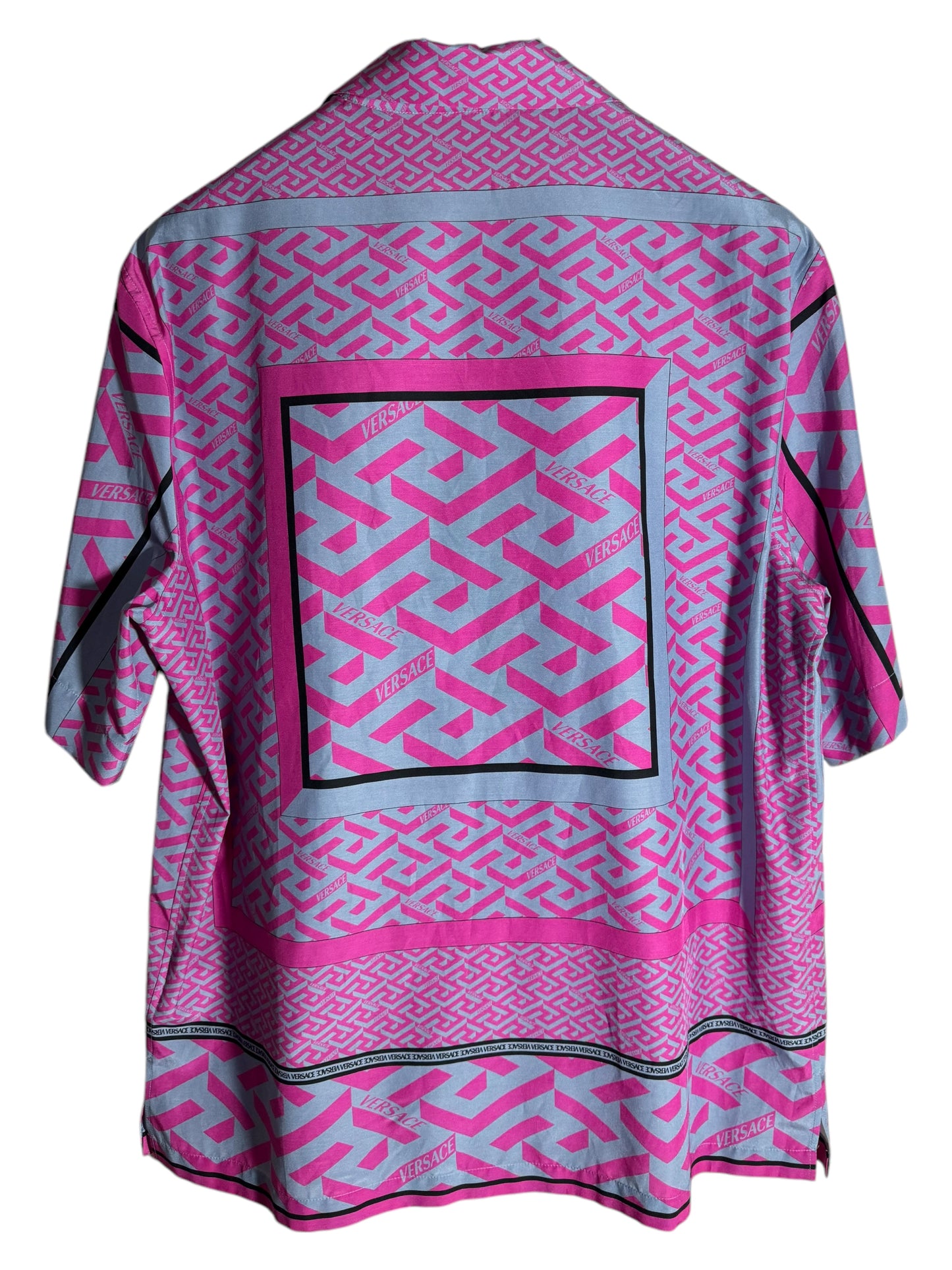 Camicia Versace Americana Fit - Cotone e Seta - Made in Italy