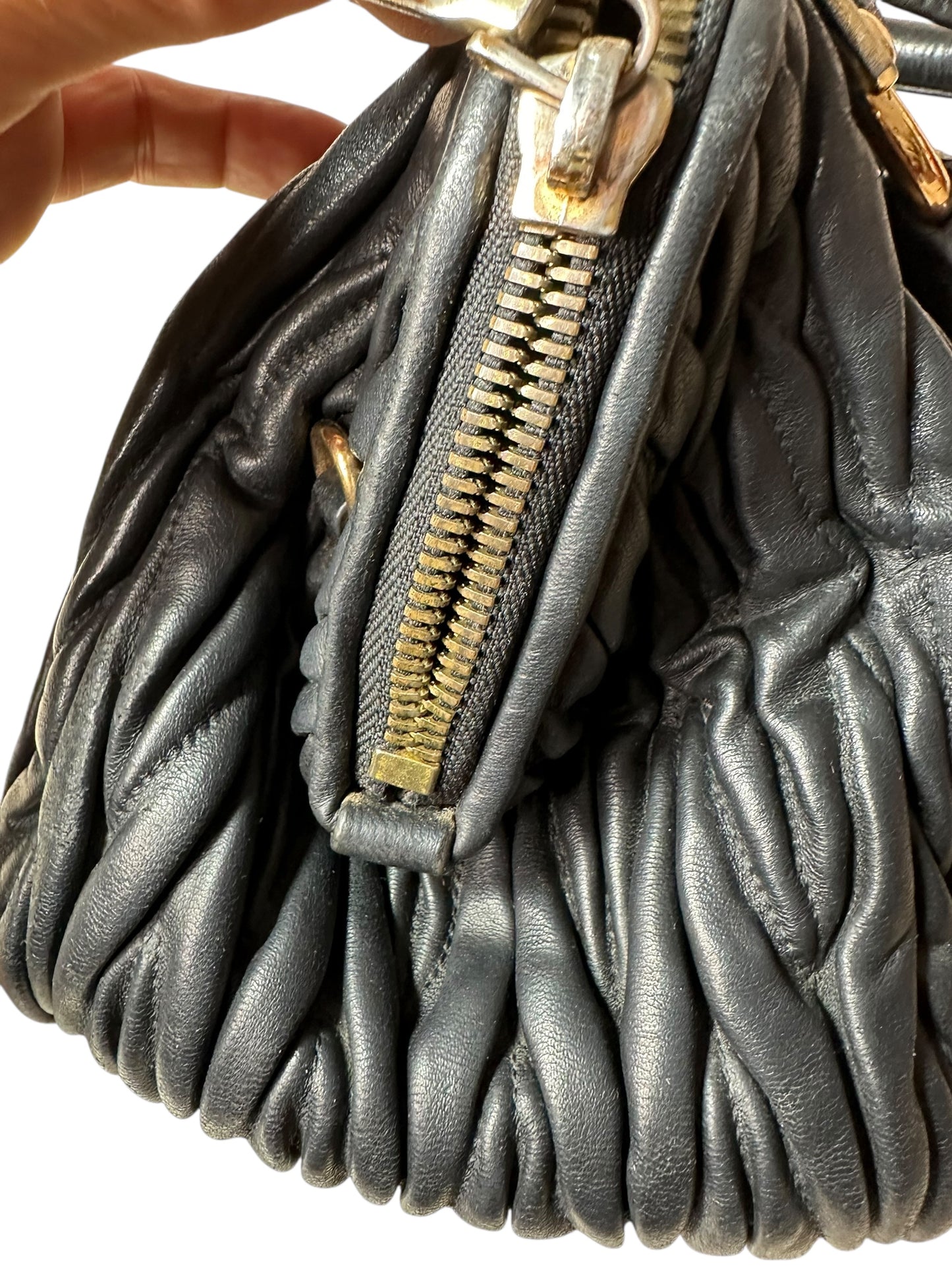 Miu Miu borsa vintage in pelle matelassè