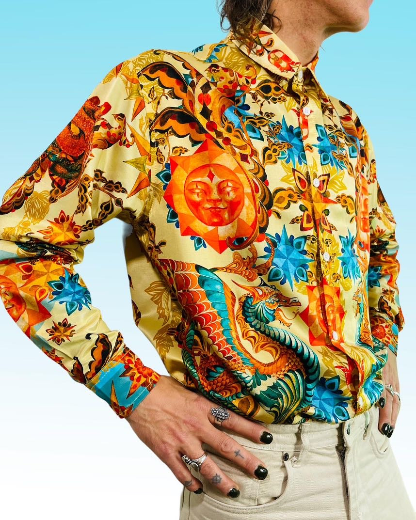 Camicia Golden garden