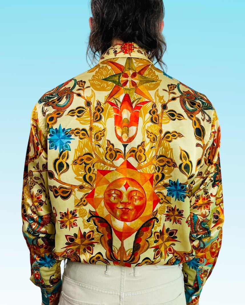 Camicia Golden garden