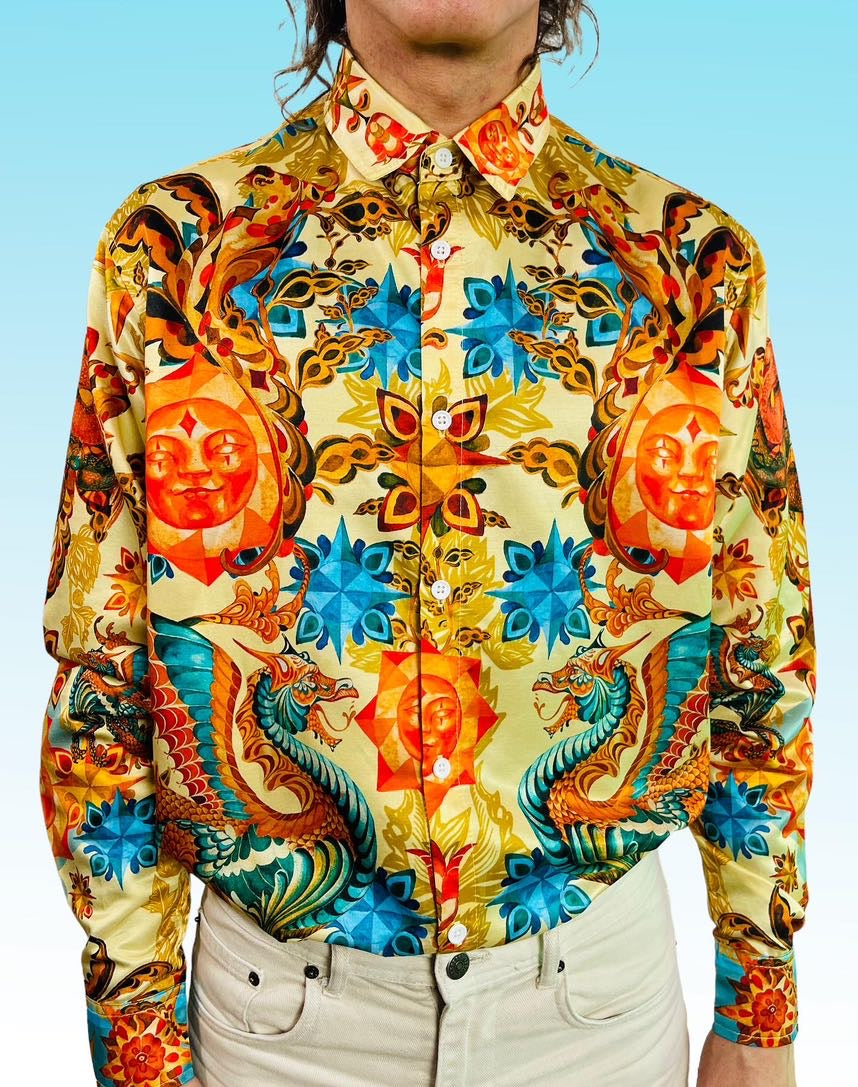 Camicia Golden garden