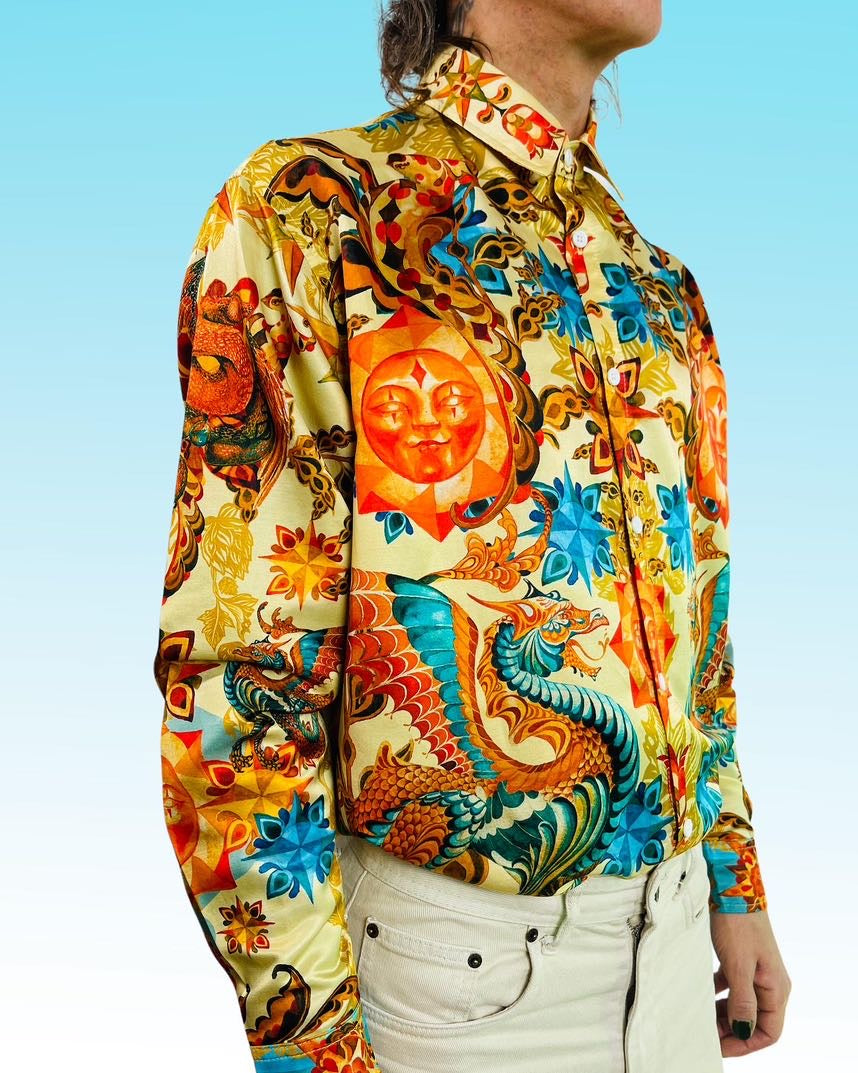 Camicia Golden garden