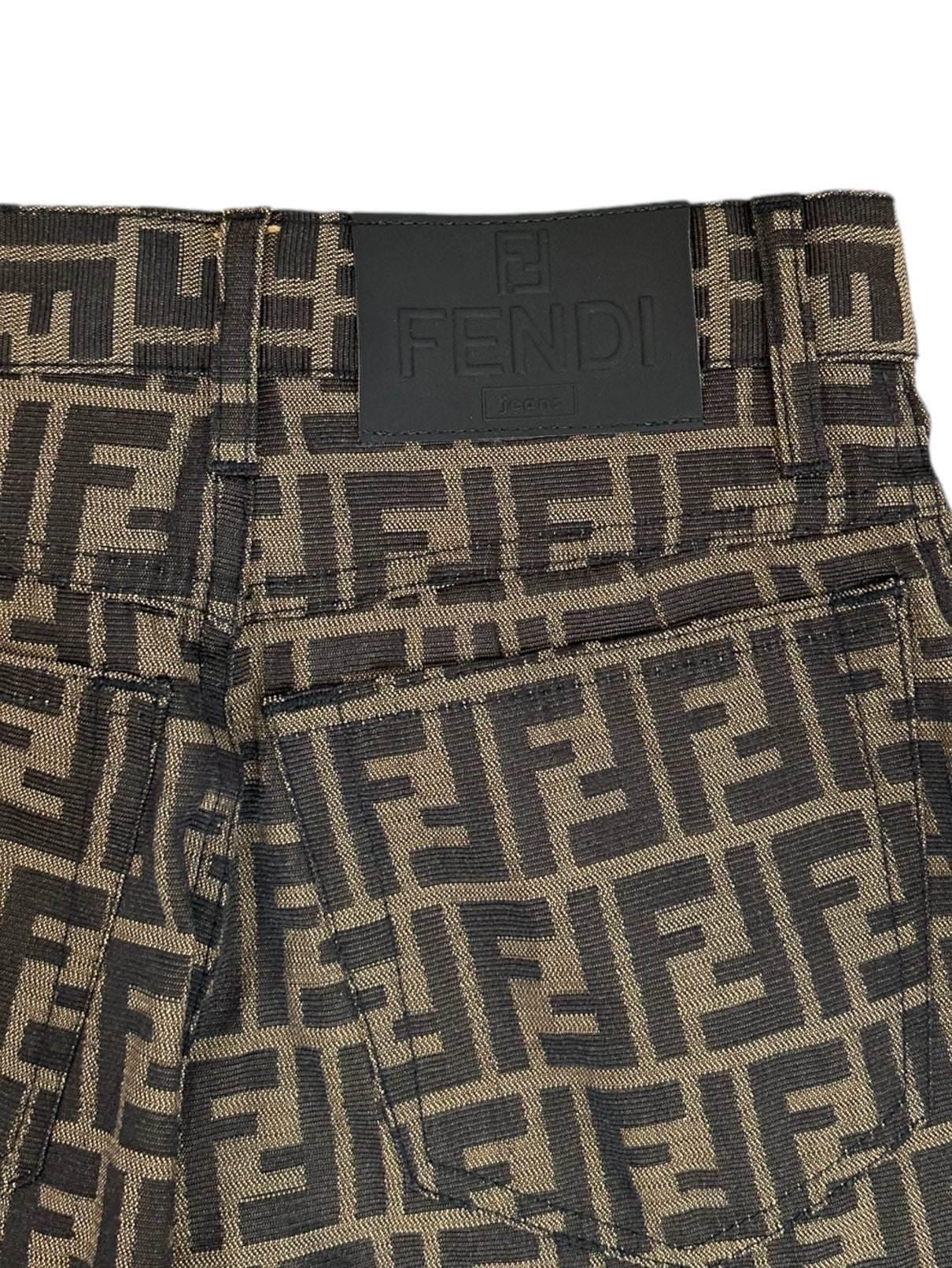 Fendi zucca pantaloni vintage monogram. (S)