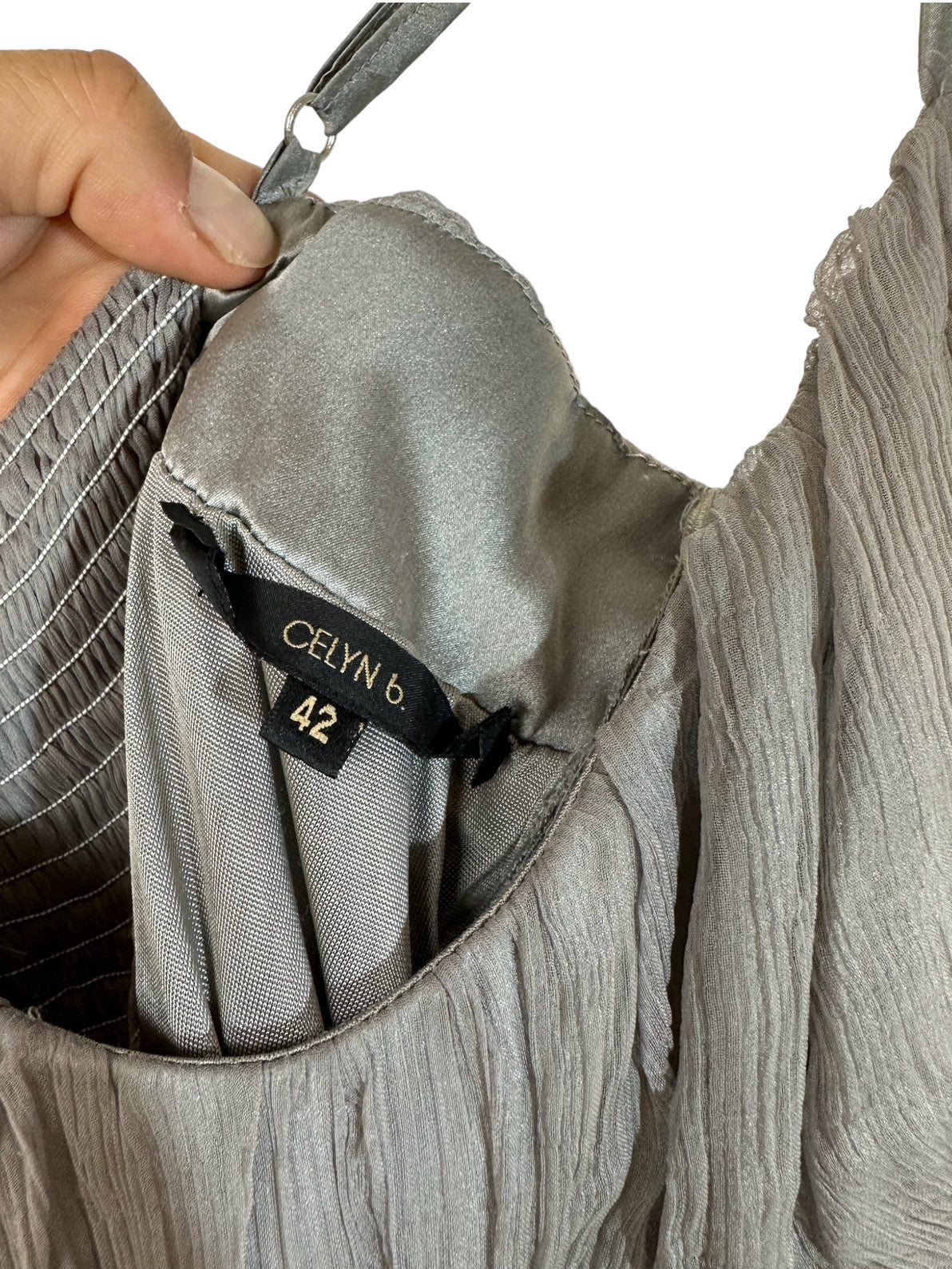 Celine b. abito vintage lungo. (M)