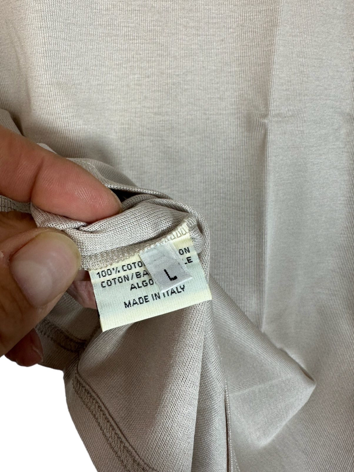 Hermès maglia con logo traforato. (L)