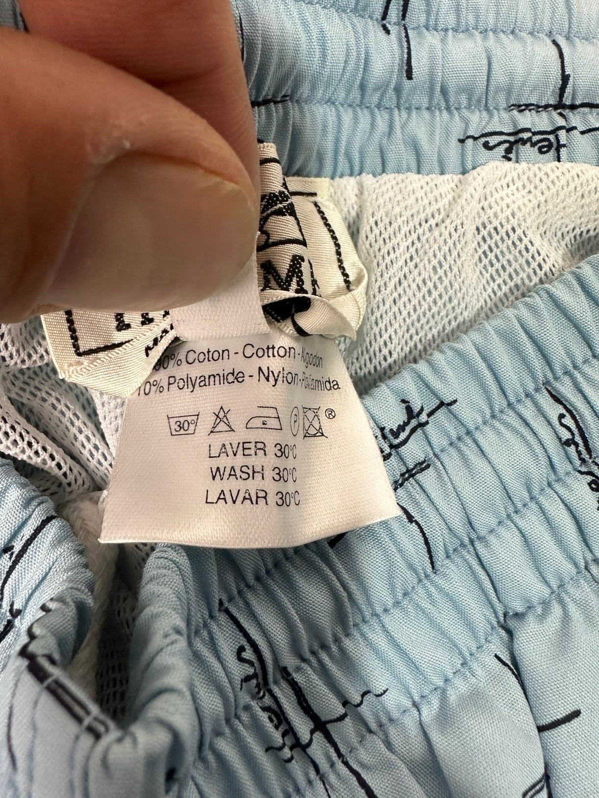 Hermès costume da bagni maschile. (M)