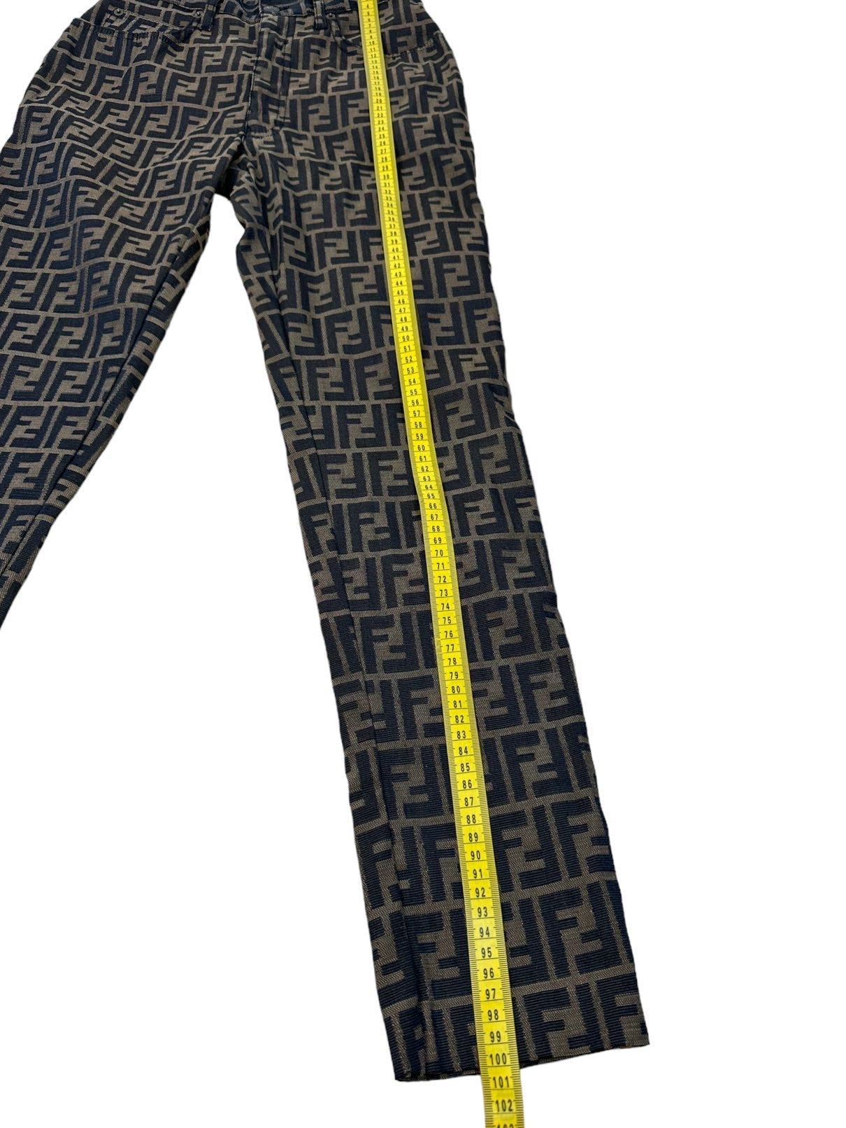 Fendi zucca pantaloni vintage monogram. (S)
