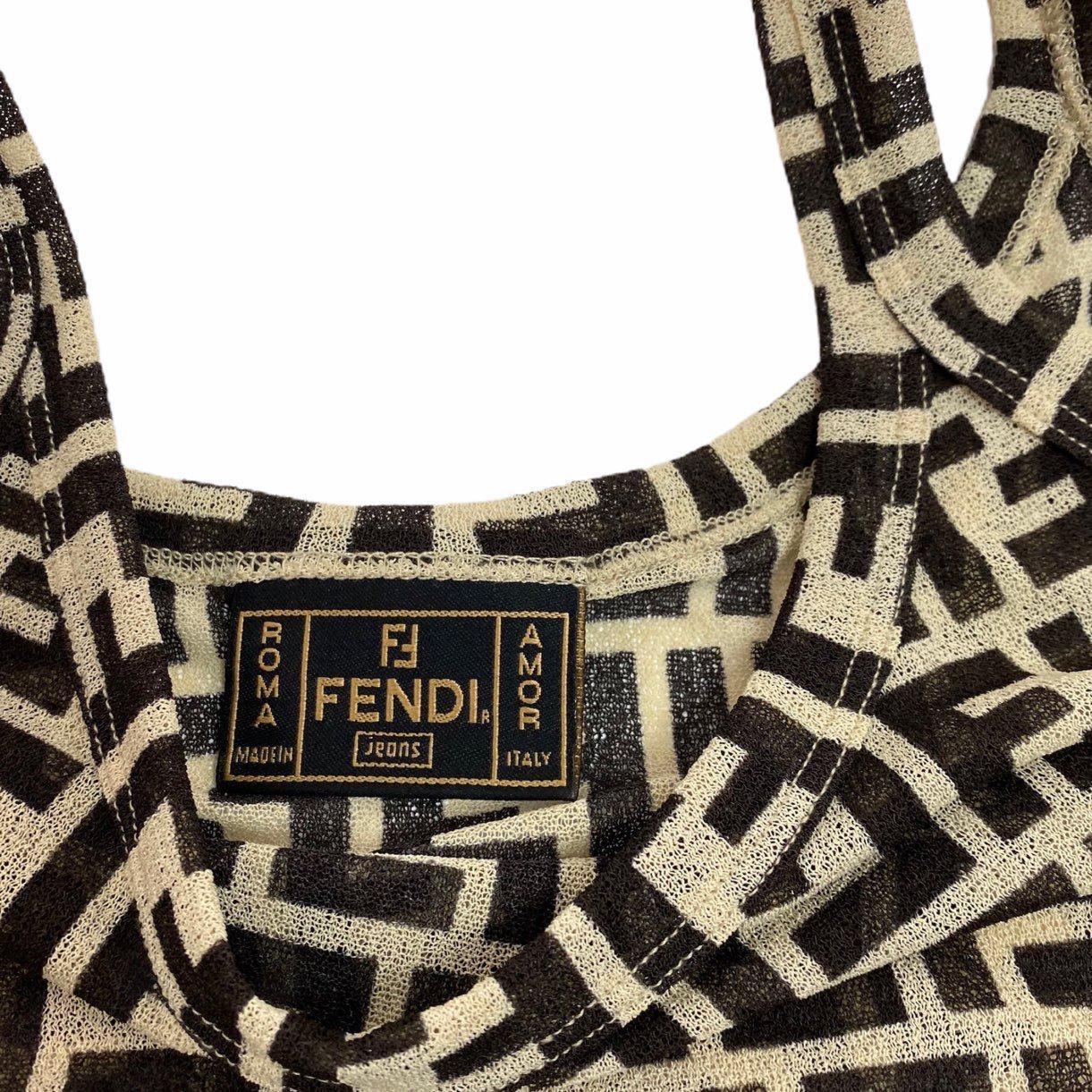 CANOTTA FENDI MONOGRAM freeshipping - BEATBOX COLLECTION