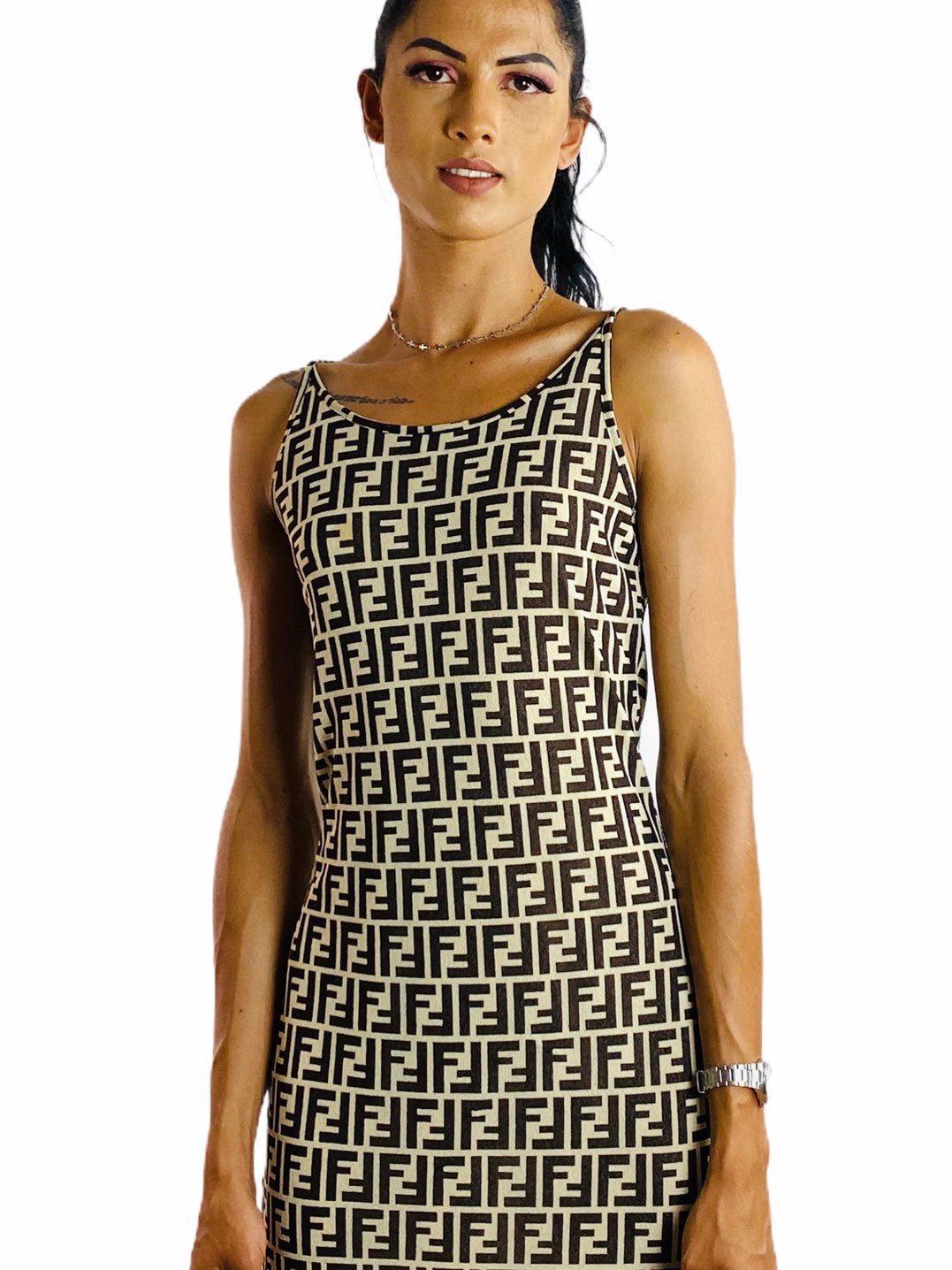 ABITO VINTAGE FENDI MONOGRAM freeshipping - BEATBOX COLLECTION