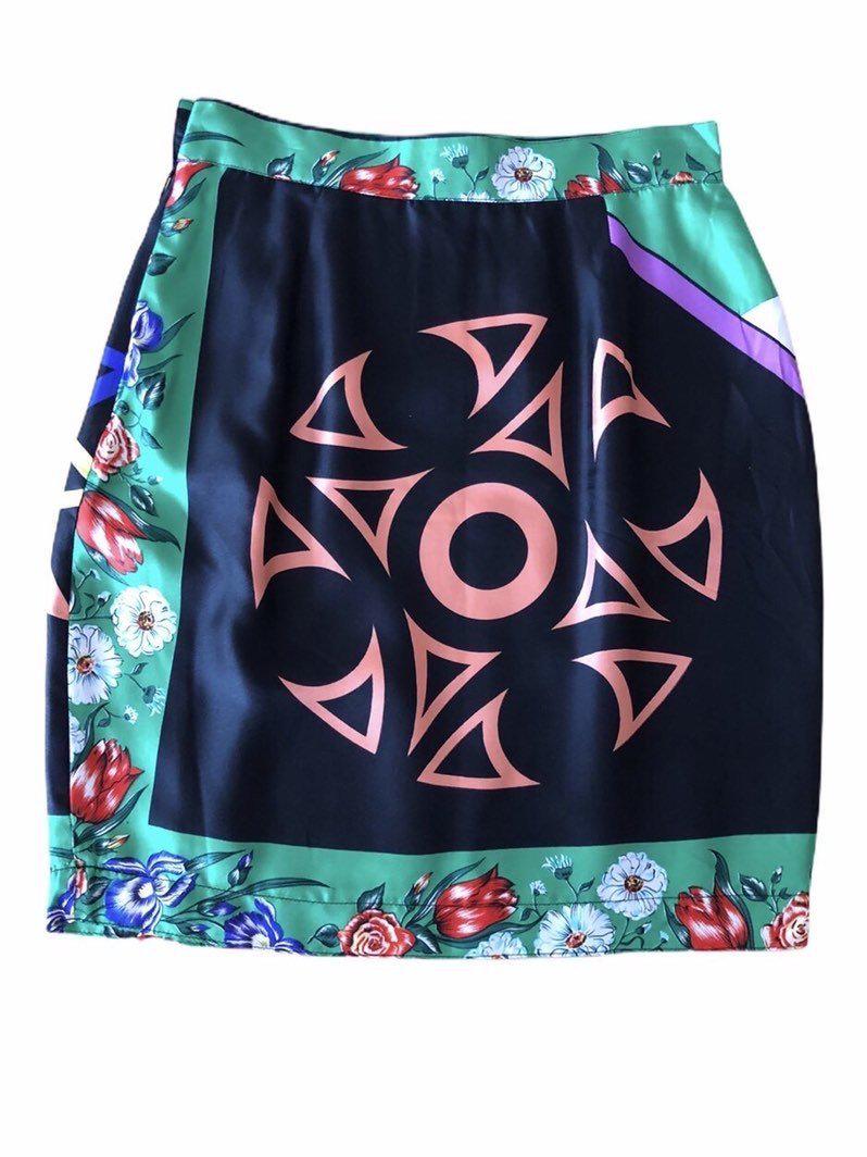VERSUS GIANNI VERSACE GONNA IN SETA freeshipping - BEATBOX COLLECTION