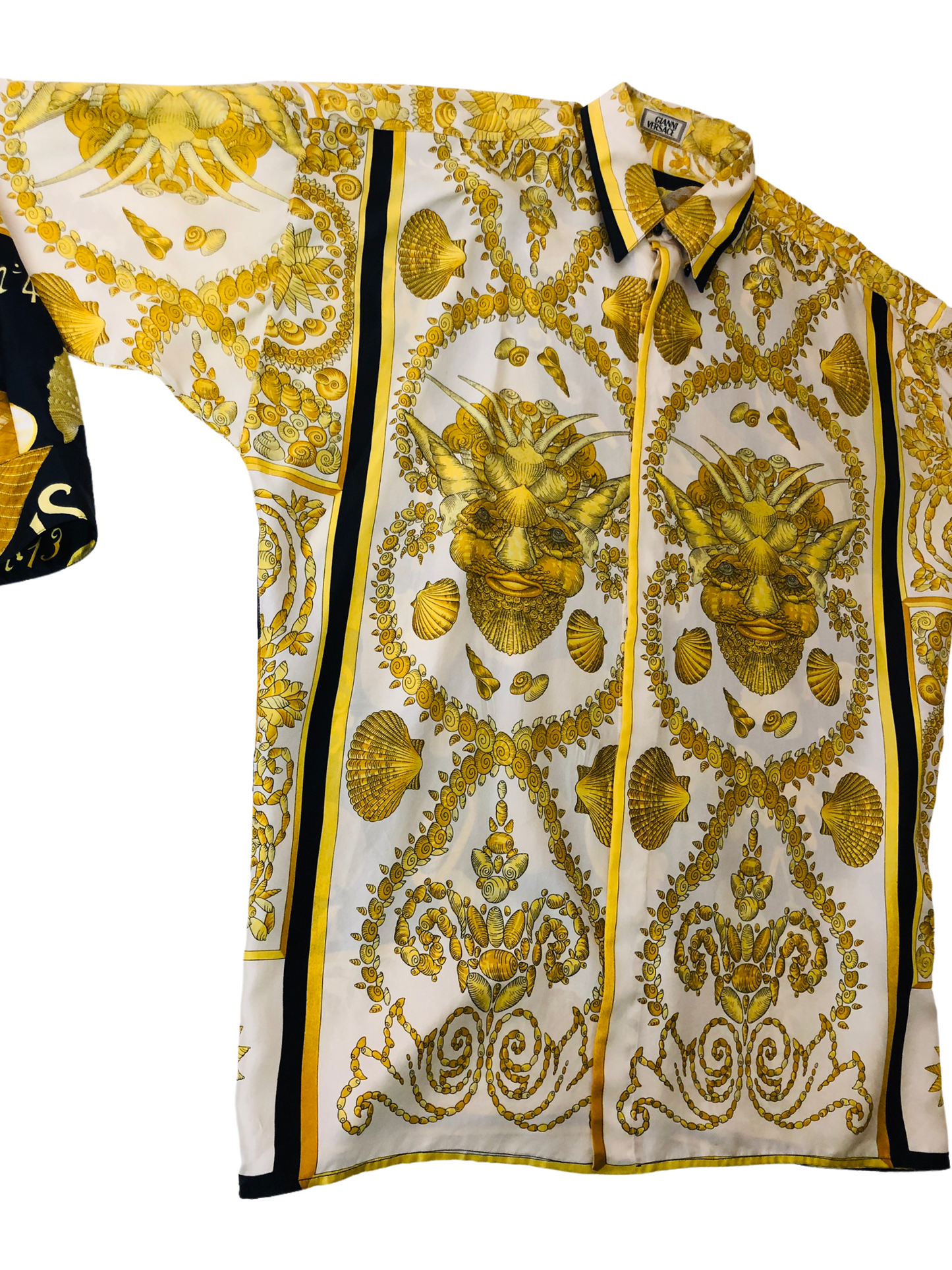 GIANNI VERSACE CAMICIA IN SETA 90S VINTAGE freeshipping - BEATBOX COLLECTION
