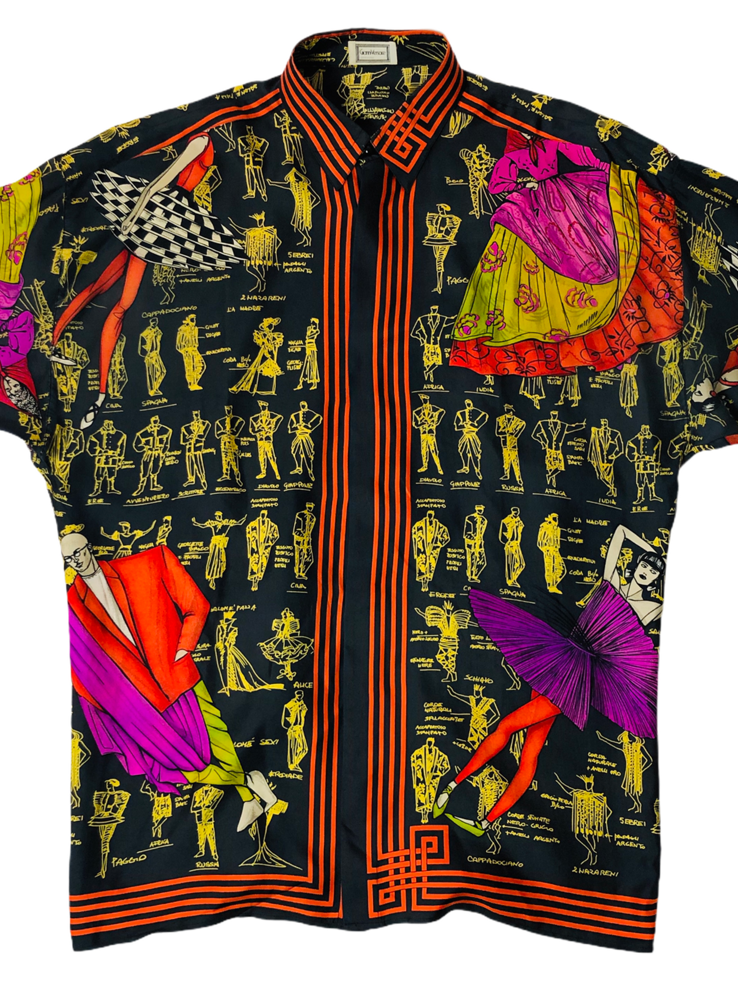 GIANNI VERSACE CAMICIA IN SETA ANNI 80S freeshipping - BEATBOX COLLECTION