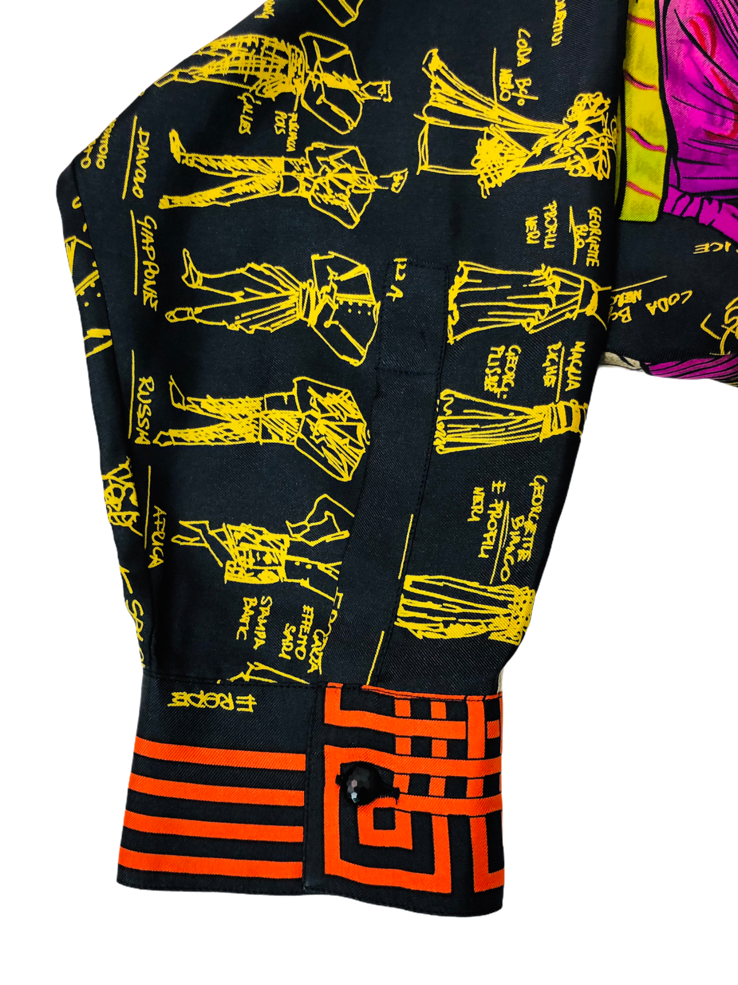 GIANNI VERSACE CAMICIA IN SETA ANNI 80S freeshipping - BEATBOX COLLECTION